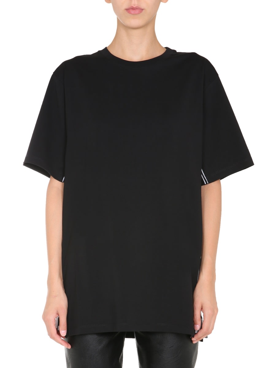 Shop Stella Mccartney Round Neck T-shirt In Black