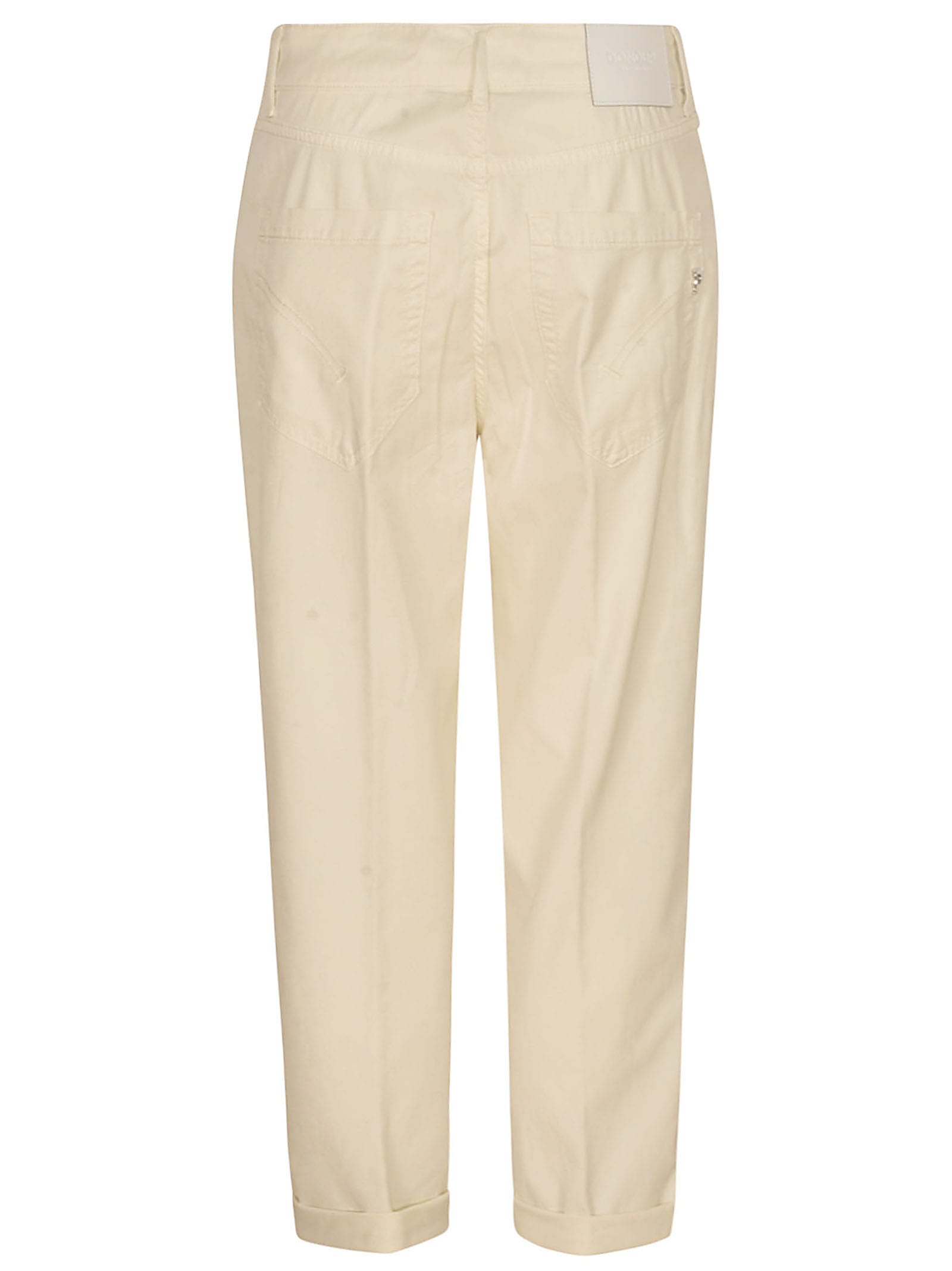Shop Dondup Buttoned Cropped Jeans In 003