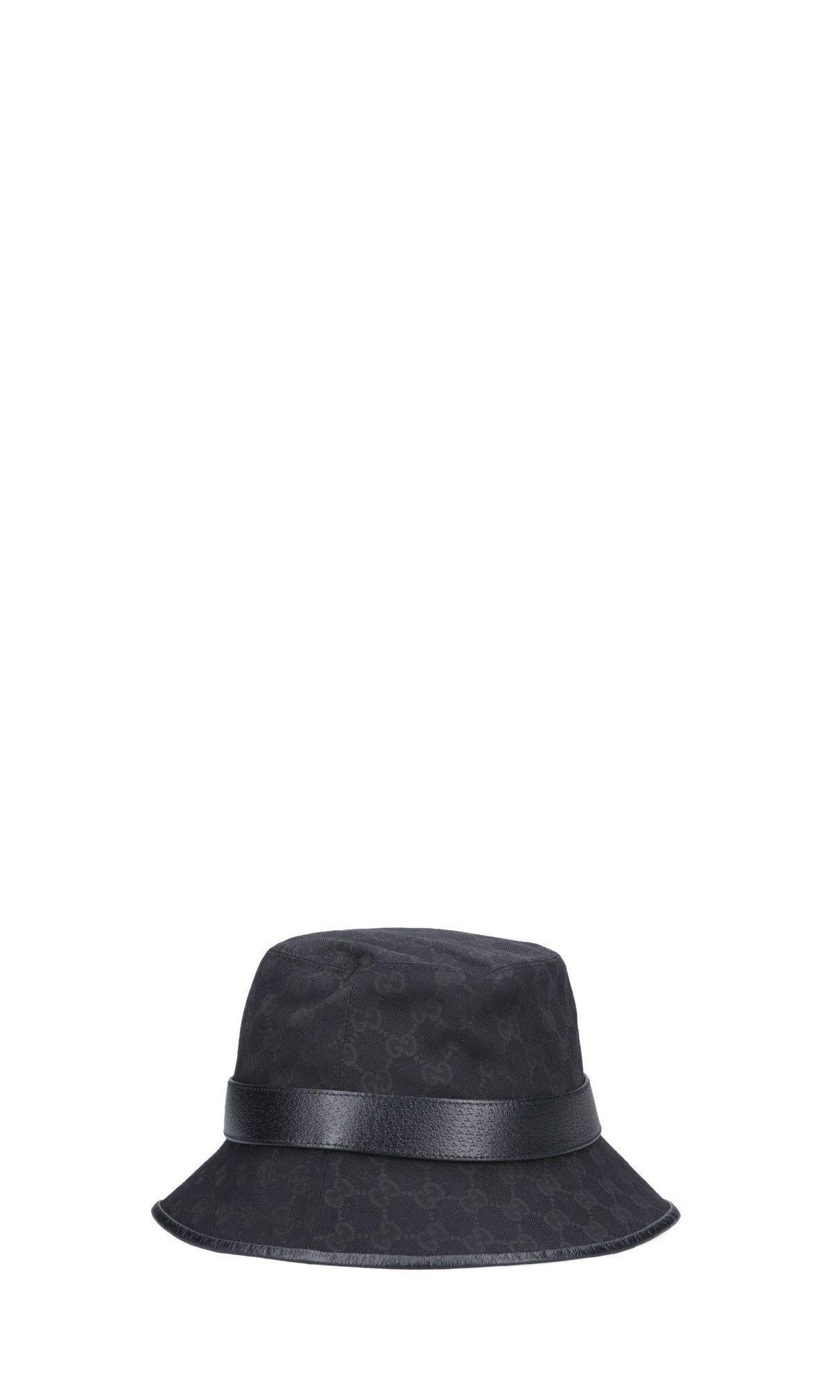 Gucci Fedora Gg Hat In Black