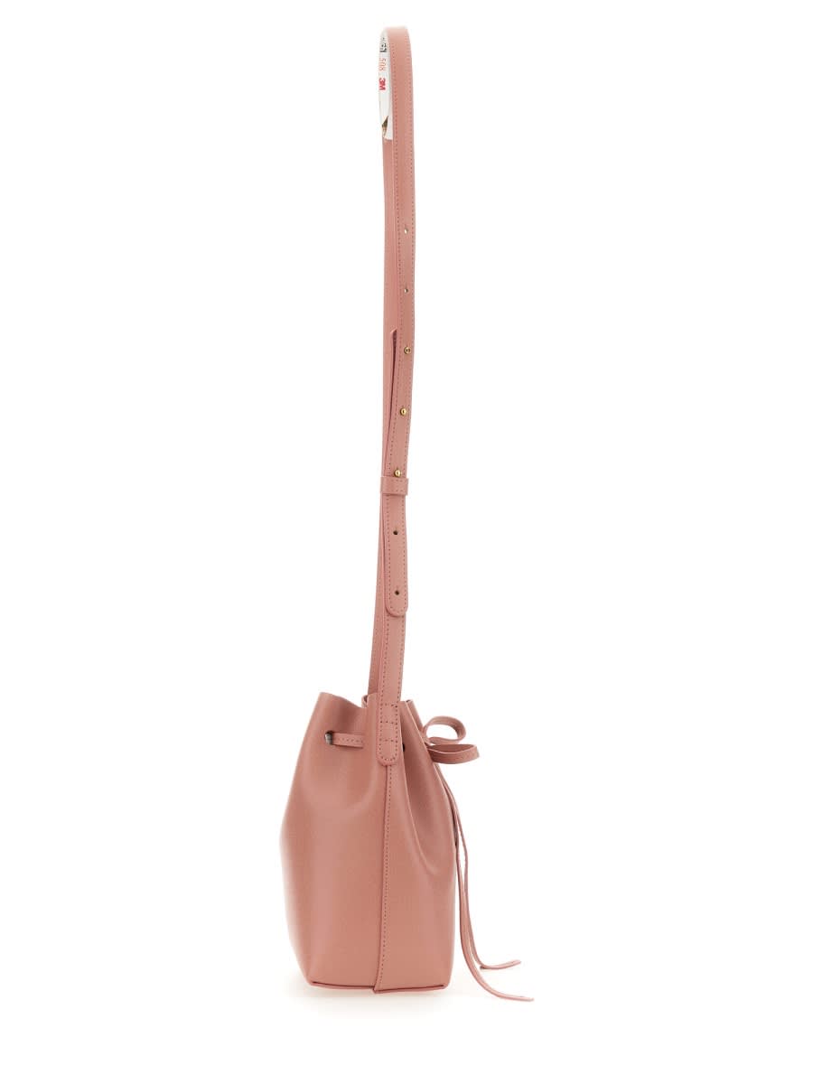 Shop Mansur Gavriel Mini Bucket Bag In Pink