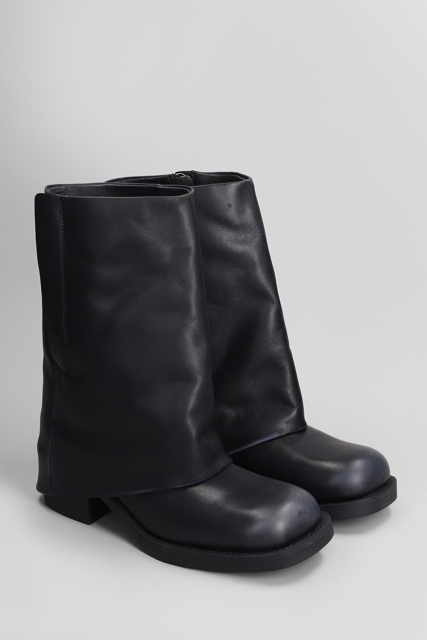 Shop Ash Tijuana High Heels Ankle Boots In Black Leather