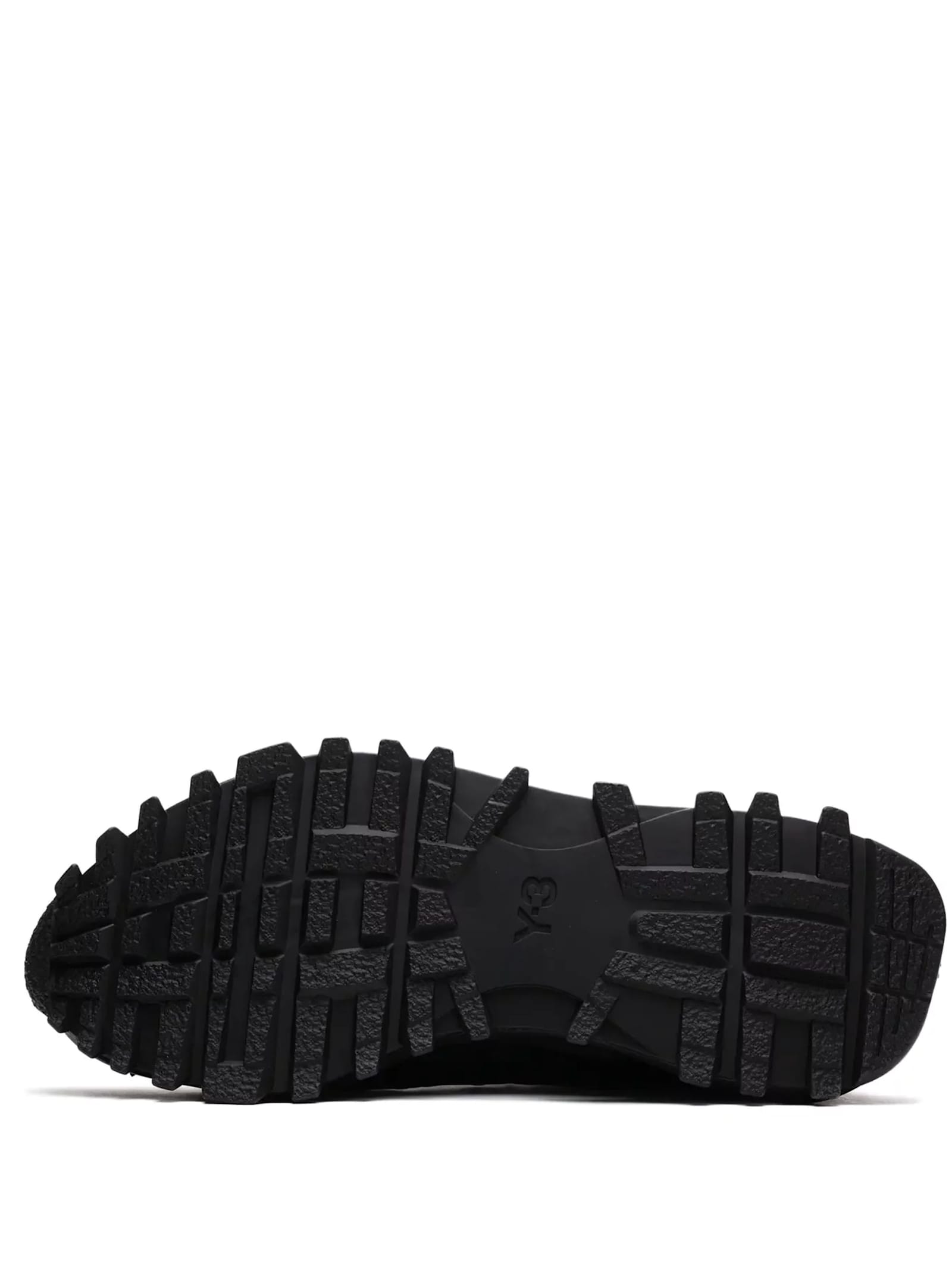 Y-3 Black Sneakers With Sole And Lacing System In Black