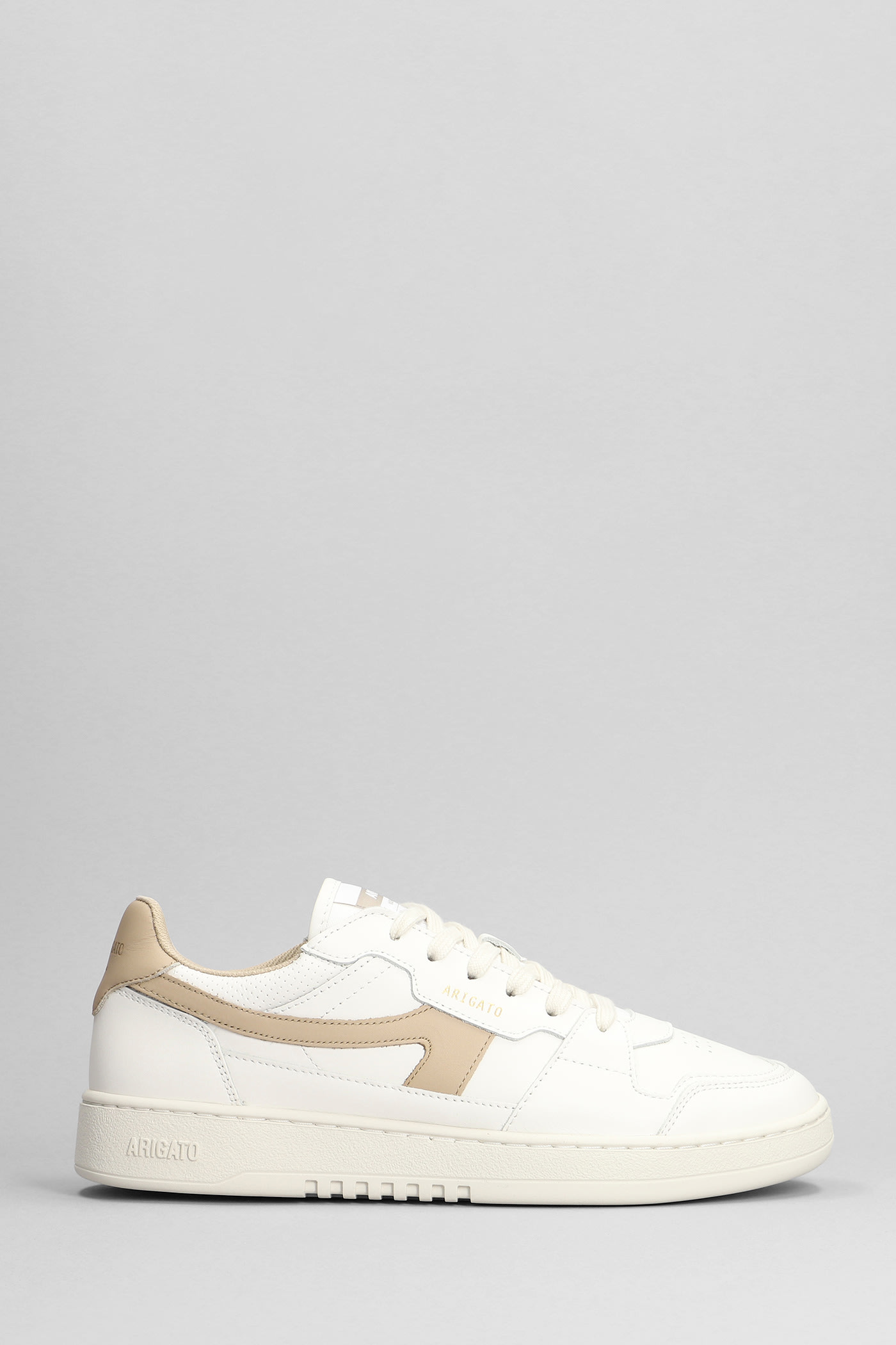 AXEL ARIGATO DICE-A SNEAKER SNEAKERS IN WHITE LEATHER