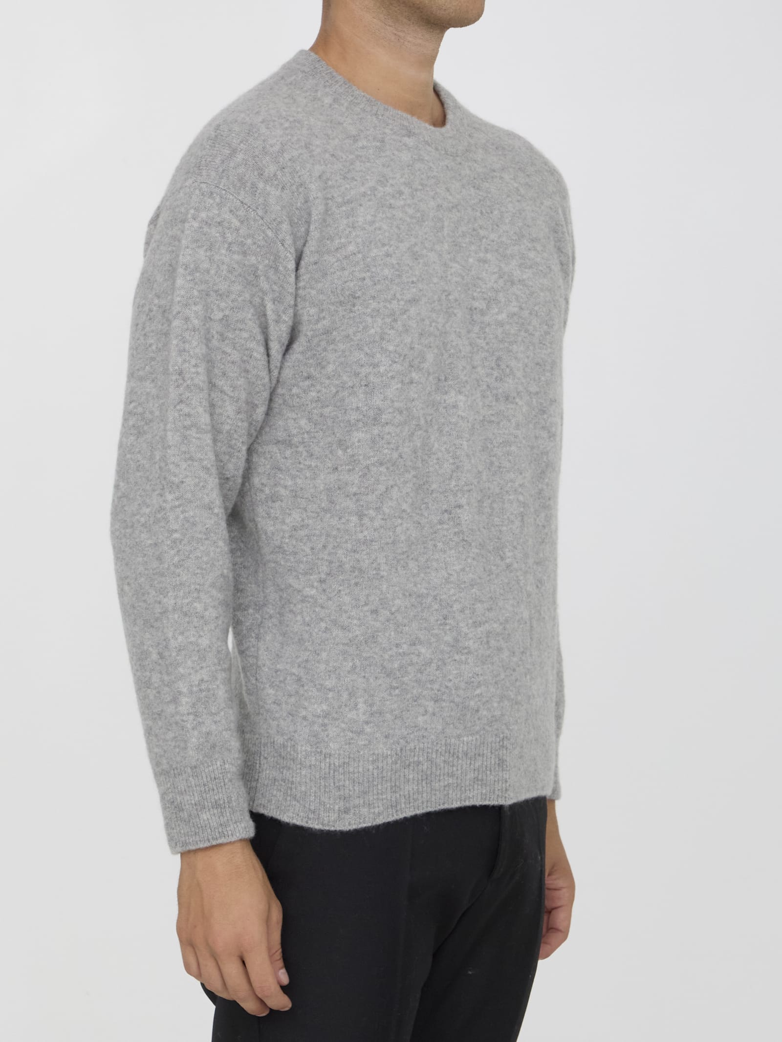 Shop Roberto Collina Cashmere Sweater In Grey