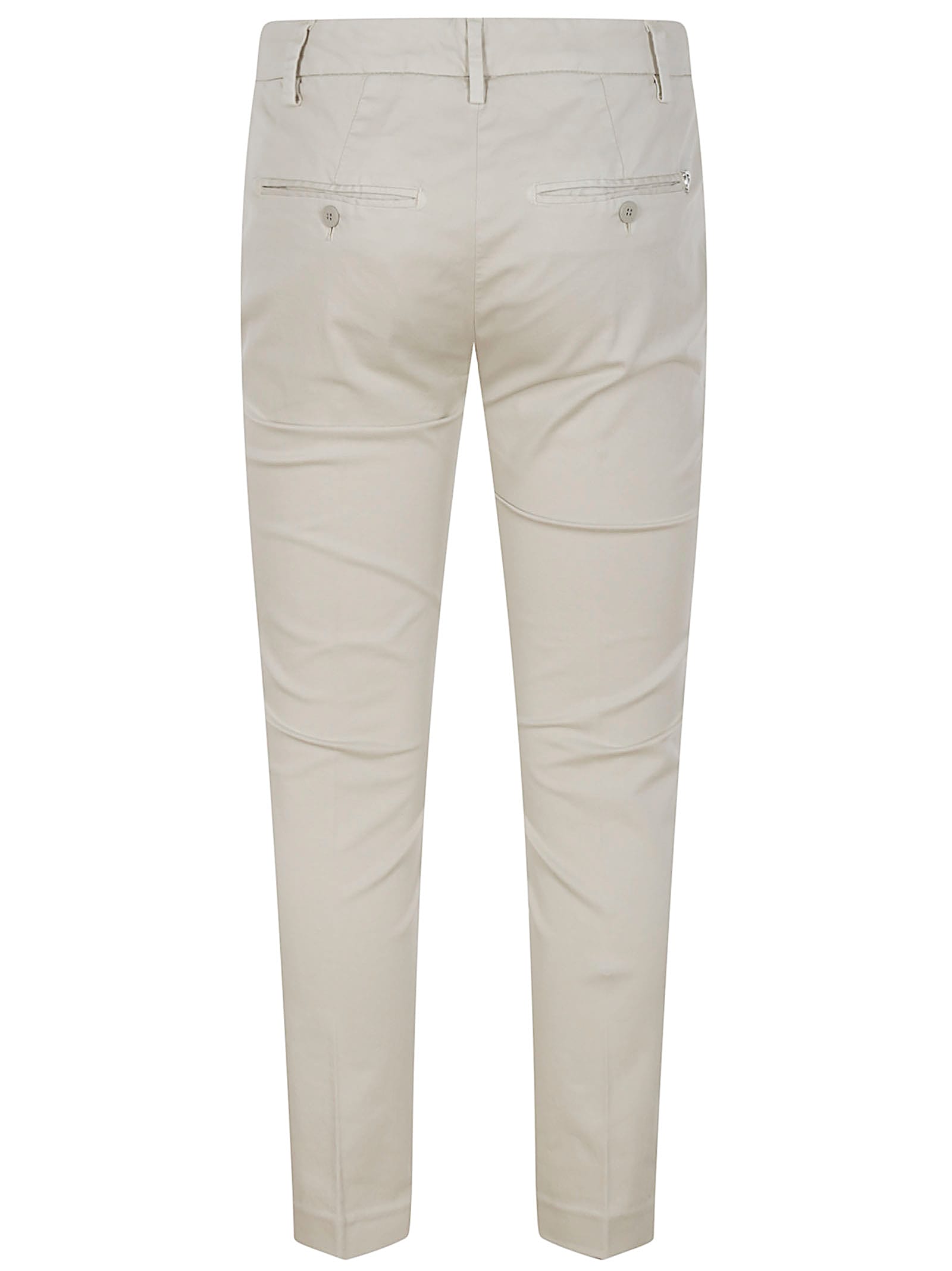 Dondup Perfect Button-fastening Trousers In Brown