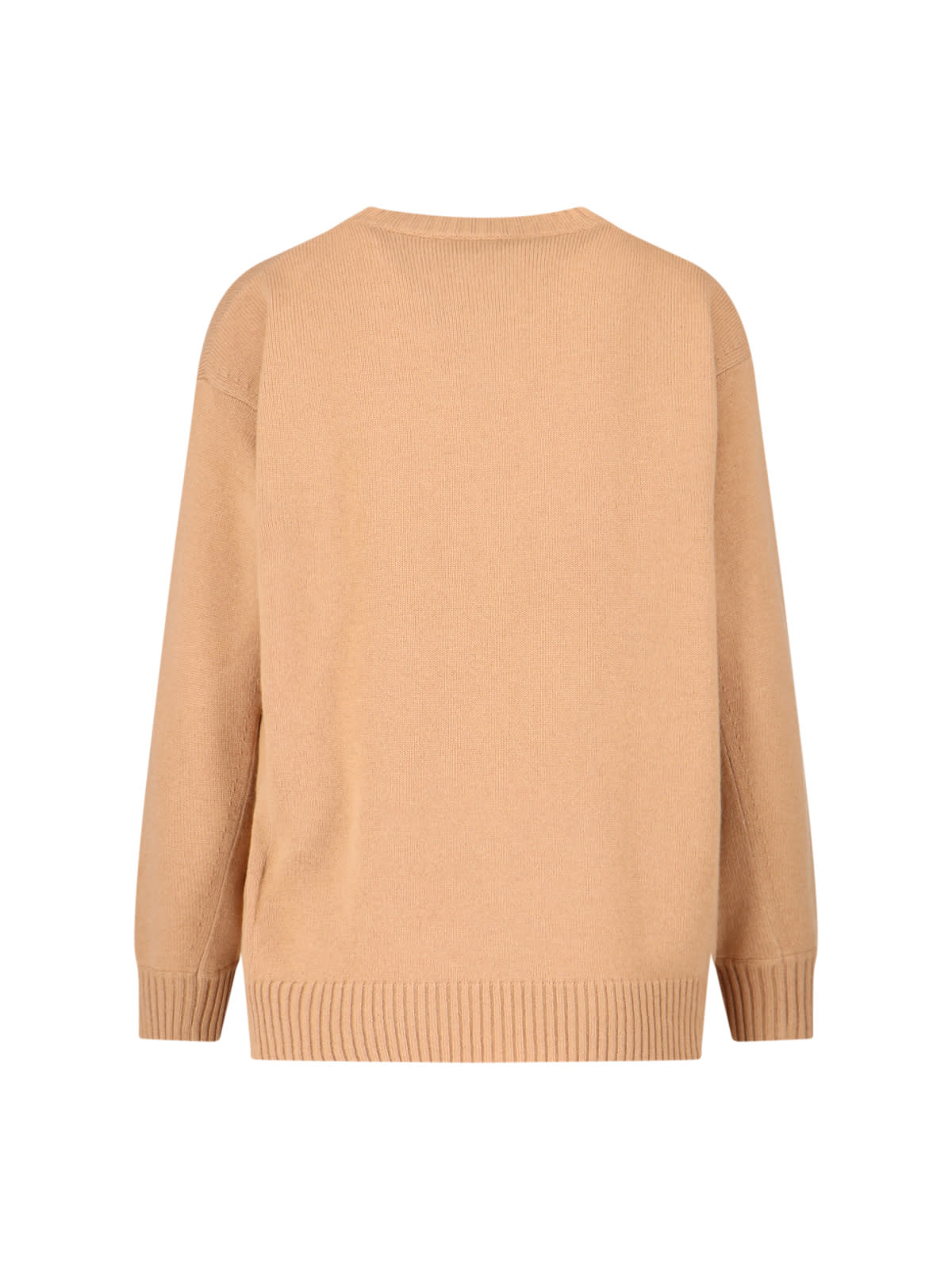 Max Mara Wool-and-cashmere-blend Sweater In Brown
