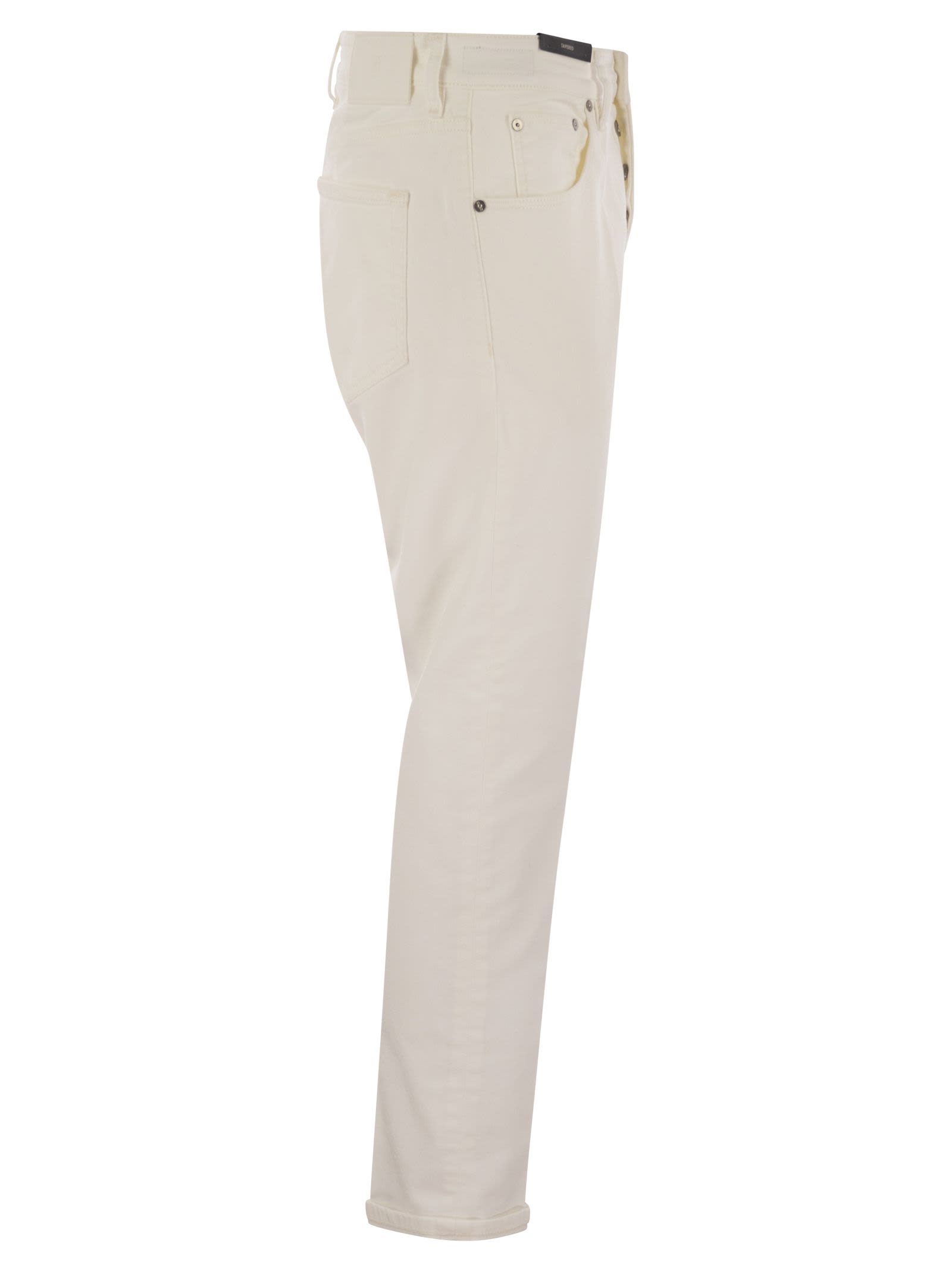 Pt Torino Low-rise Skinny-cut Jeans In White