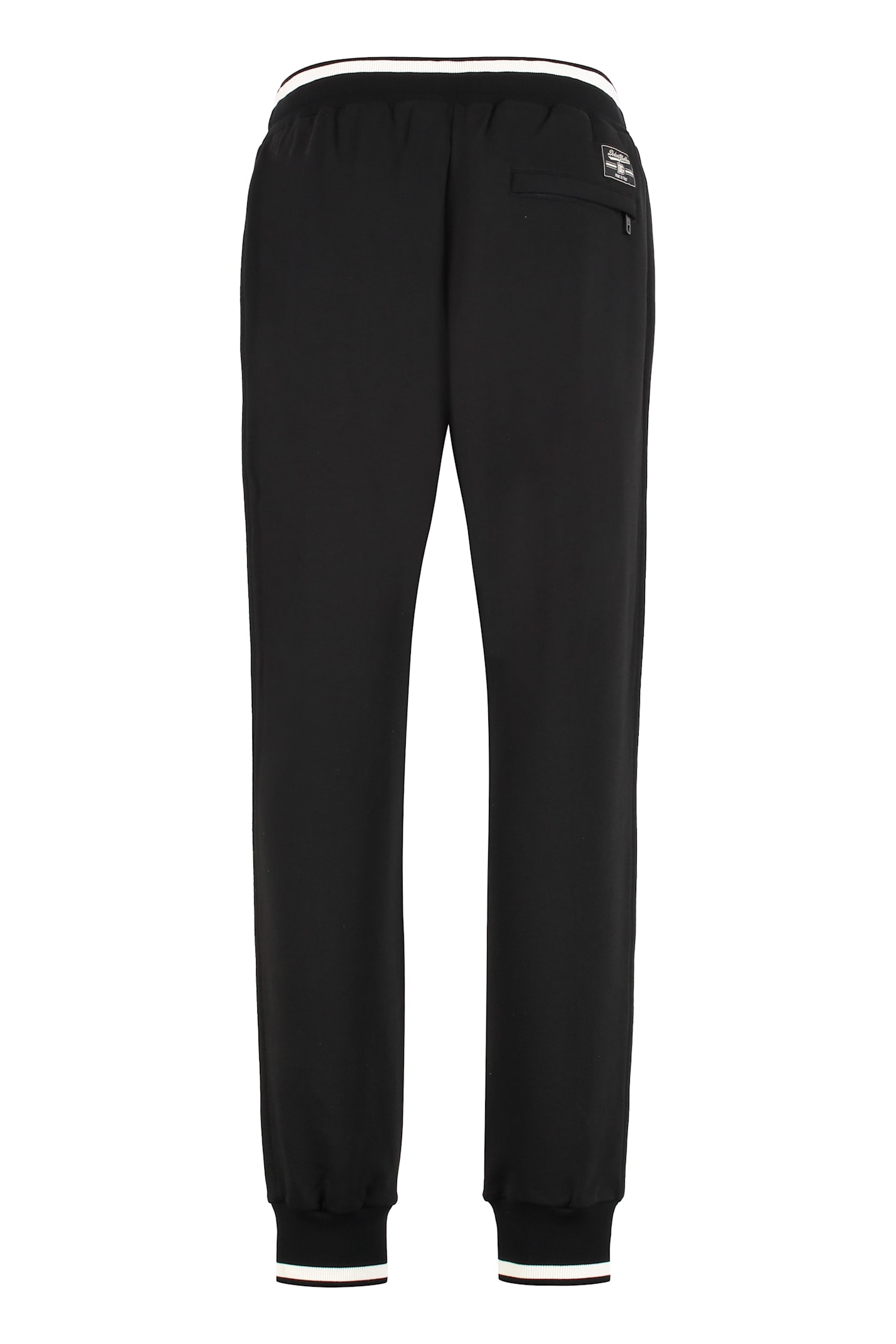 Dolce & Gabbana Track Pants With Elasticized Waist And Pockets In Black