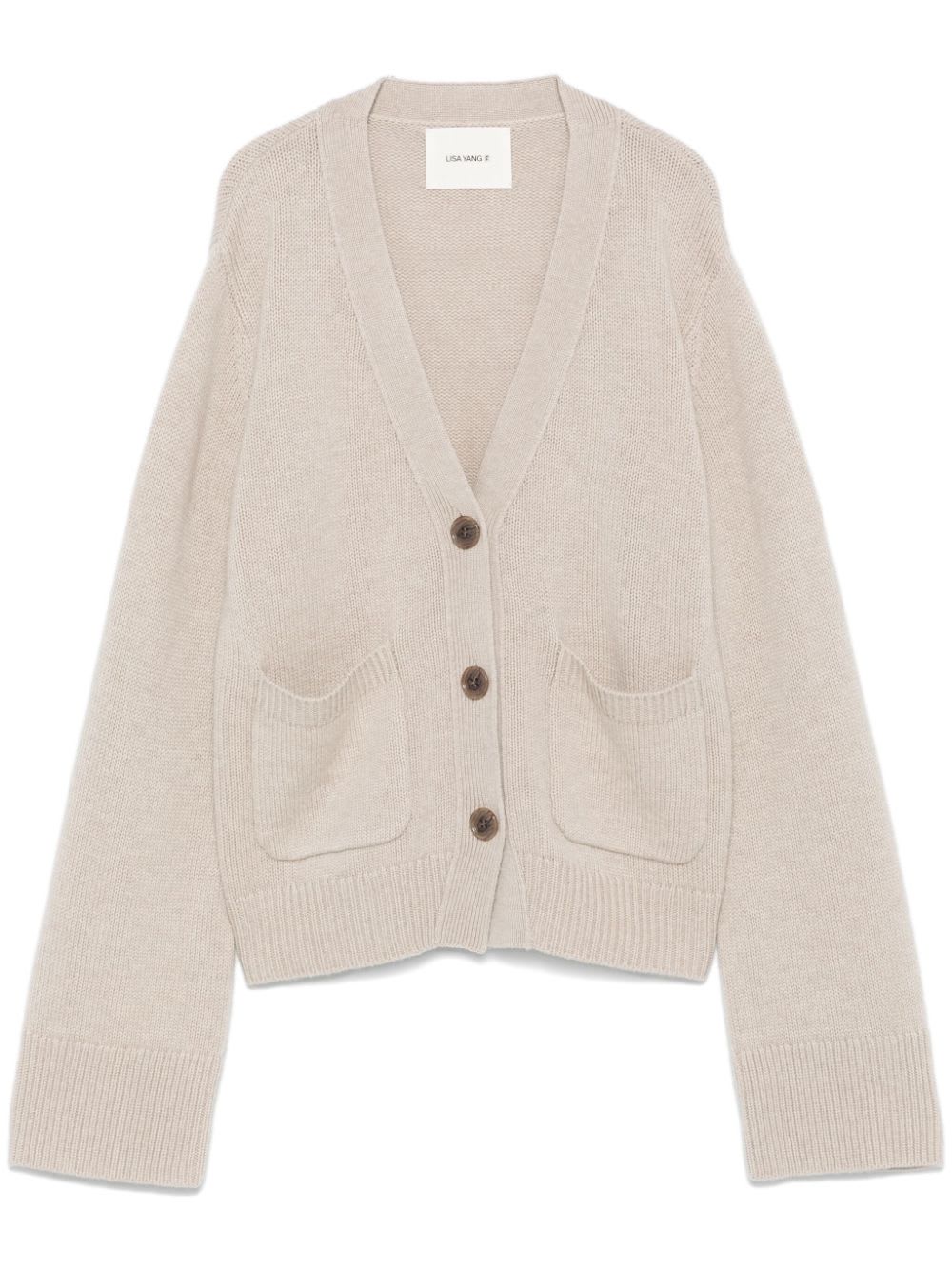 Lisa Yang Women Danni Cashmere Cardigan In Neutral
