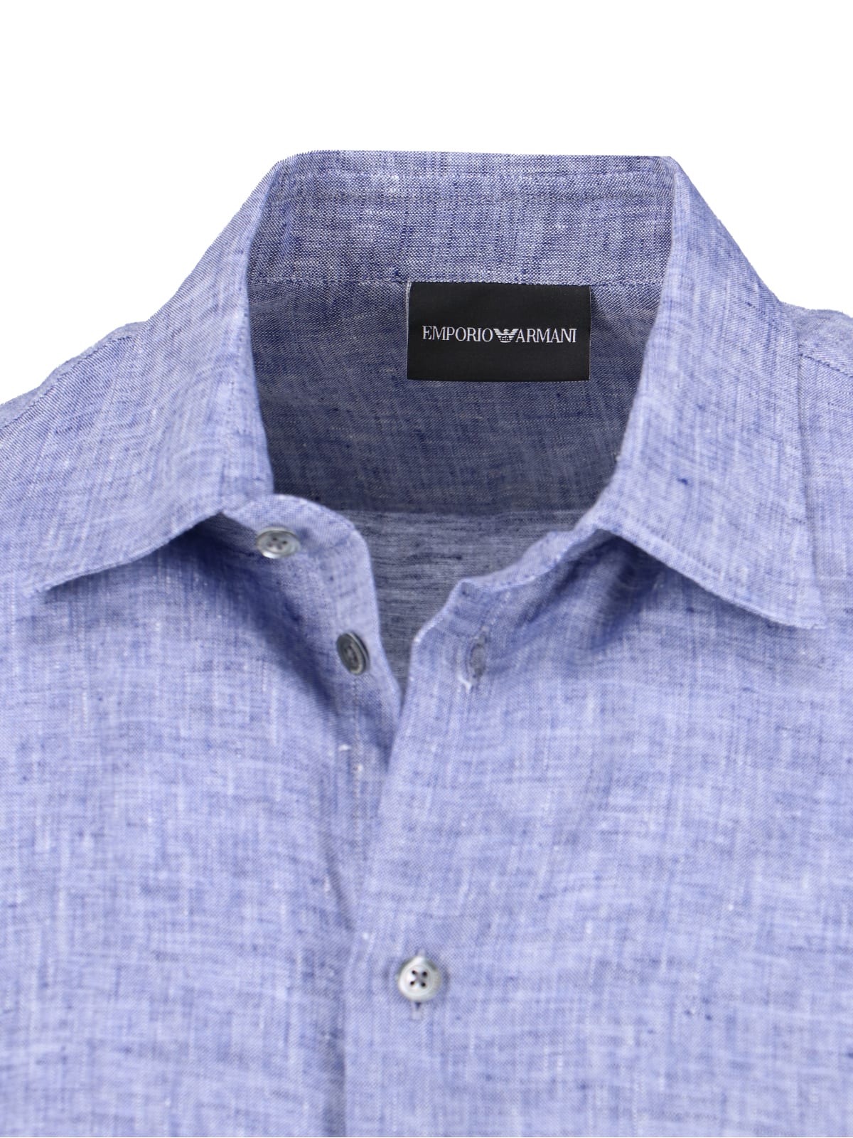 Shop Emporio Armani Classic Shirt In Light Blue