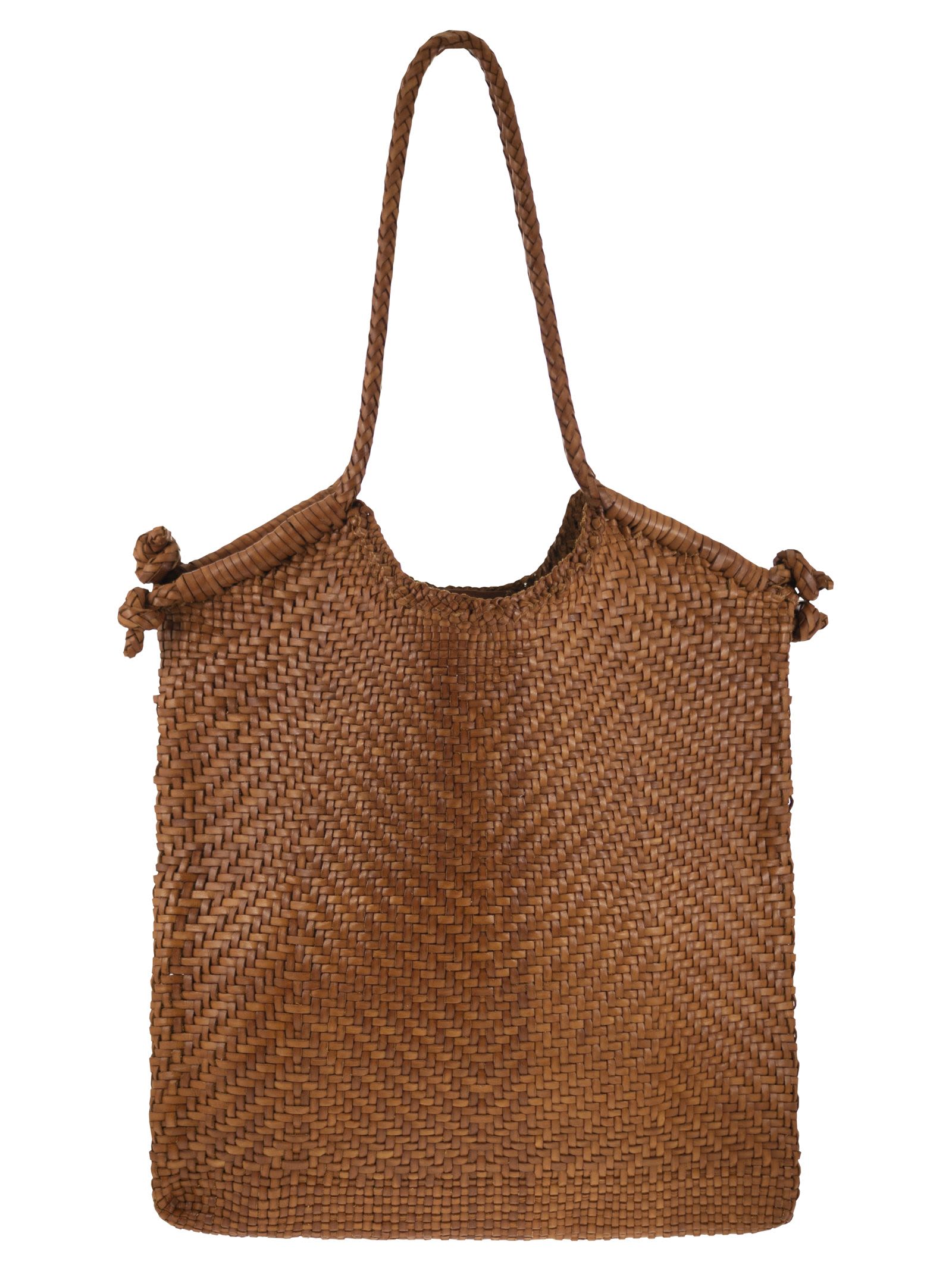 Minga Tote - Woven Leather Bag