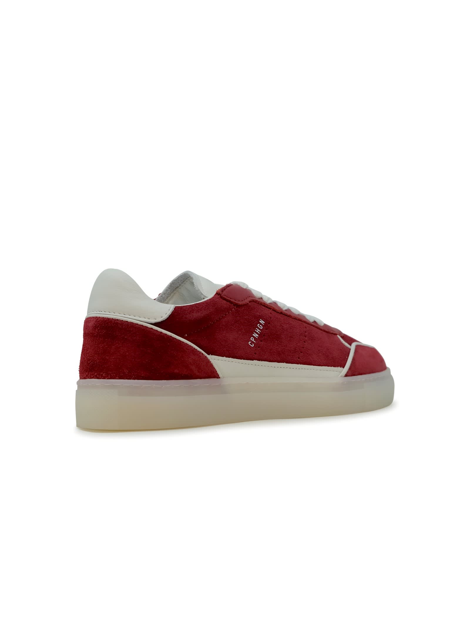 Copenhagen Red Suede Sneakers In Red