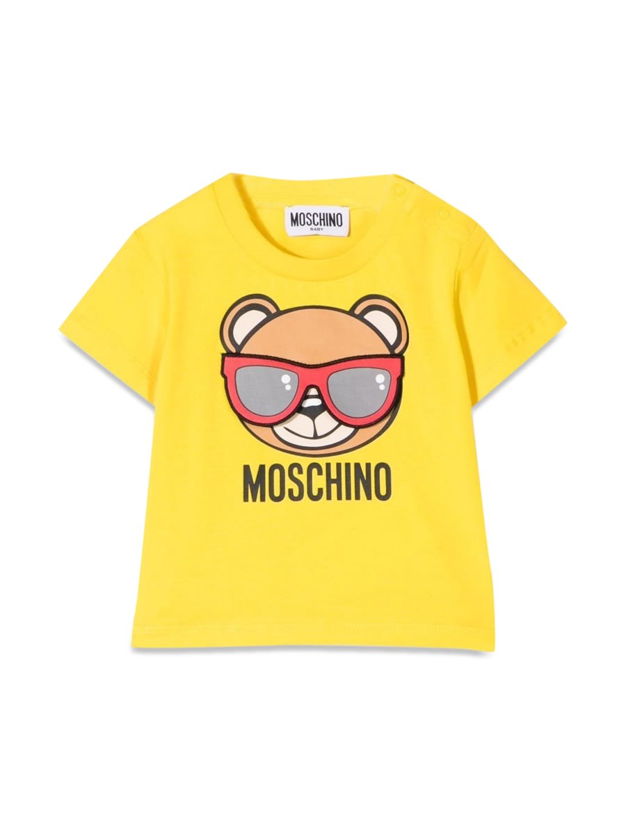 Moschino Babies' T-shirt In Yellow