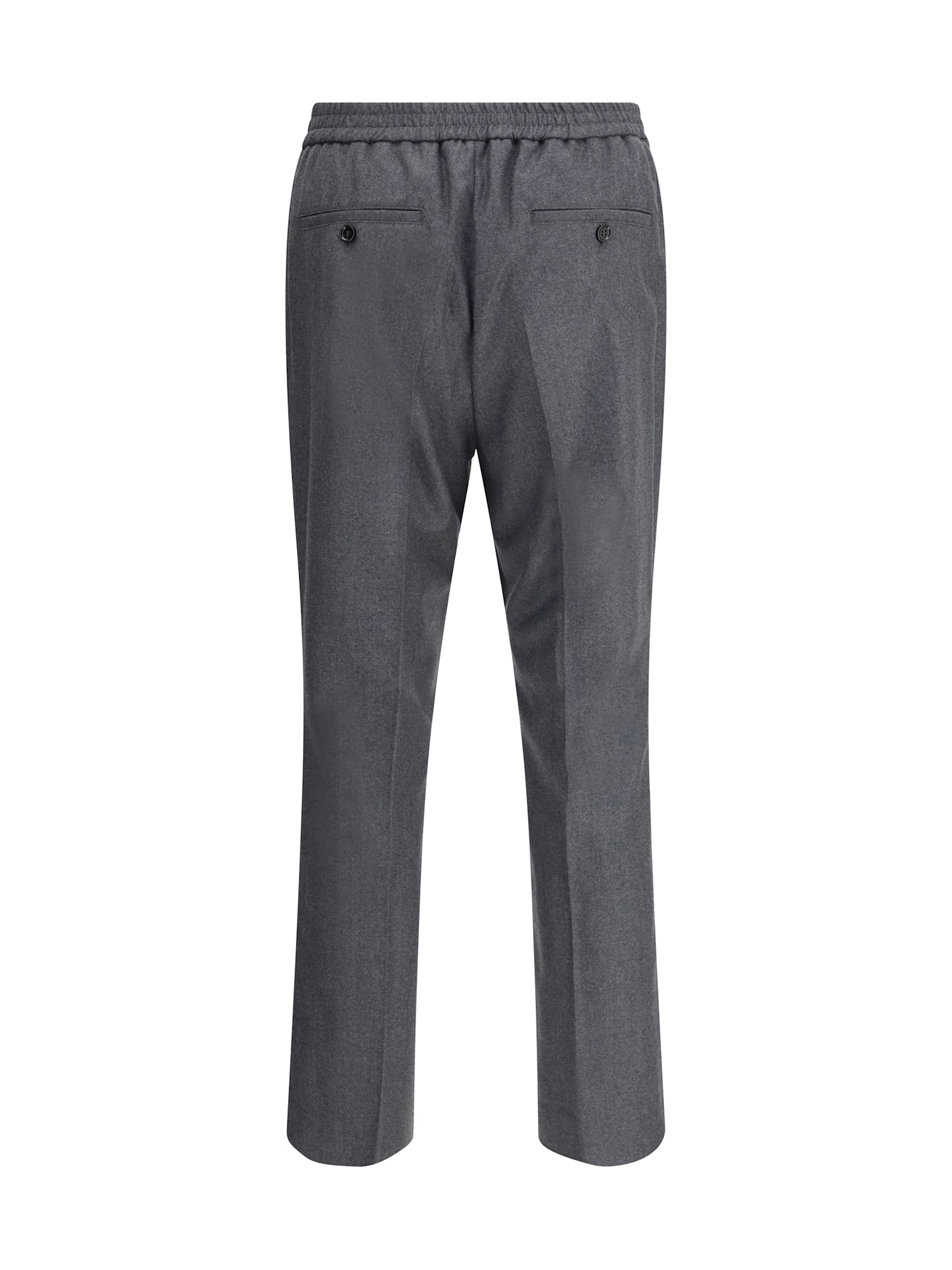 Ami Alexandre Mattiussi Ami Paris Men Virgin Wool Pants In Gray