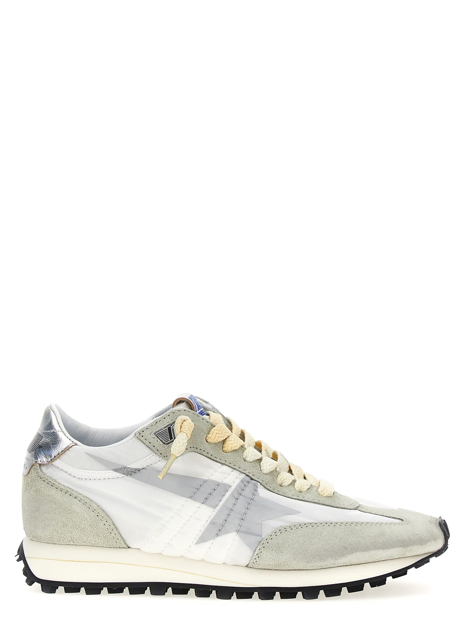 Shop Golden Goose Running Marathon M77 Sneakers In Gray