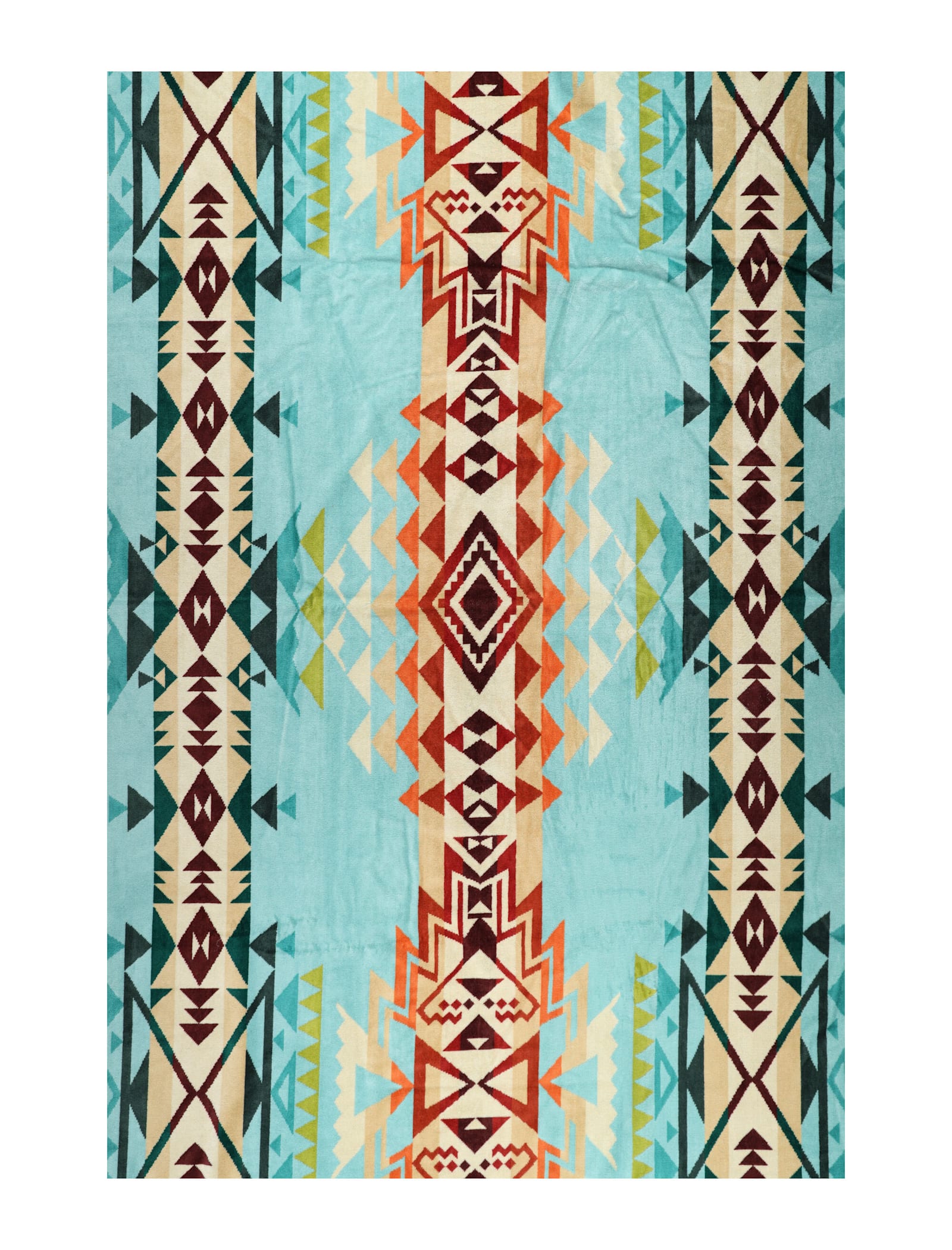Pendleton Jacquard Bath Towel In Highland Peak Aqua