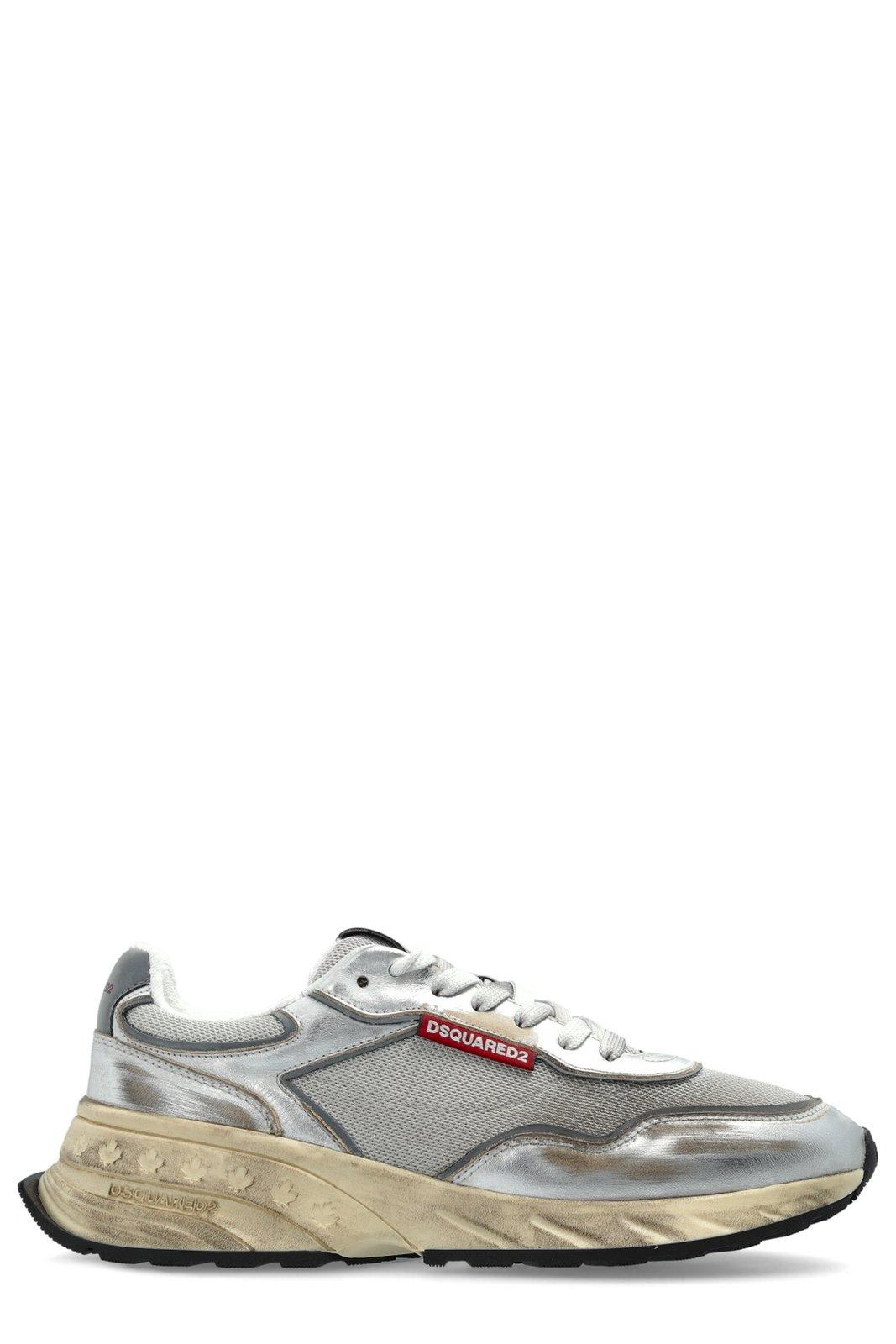 Shop Dsquared2 Distressed Low-top Sneakers