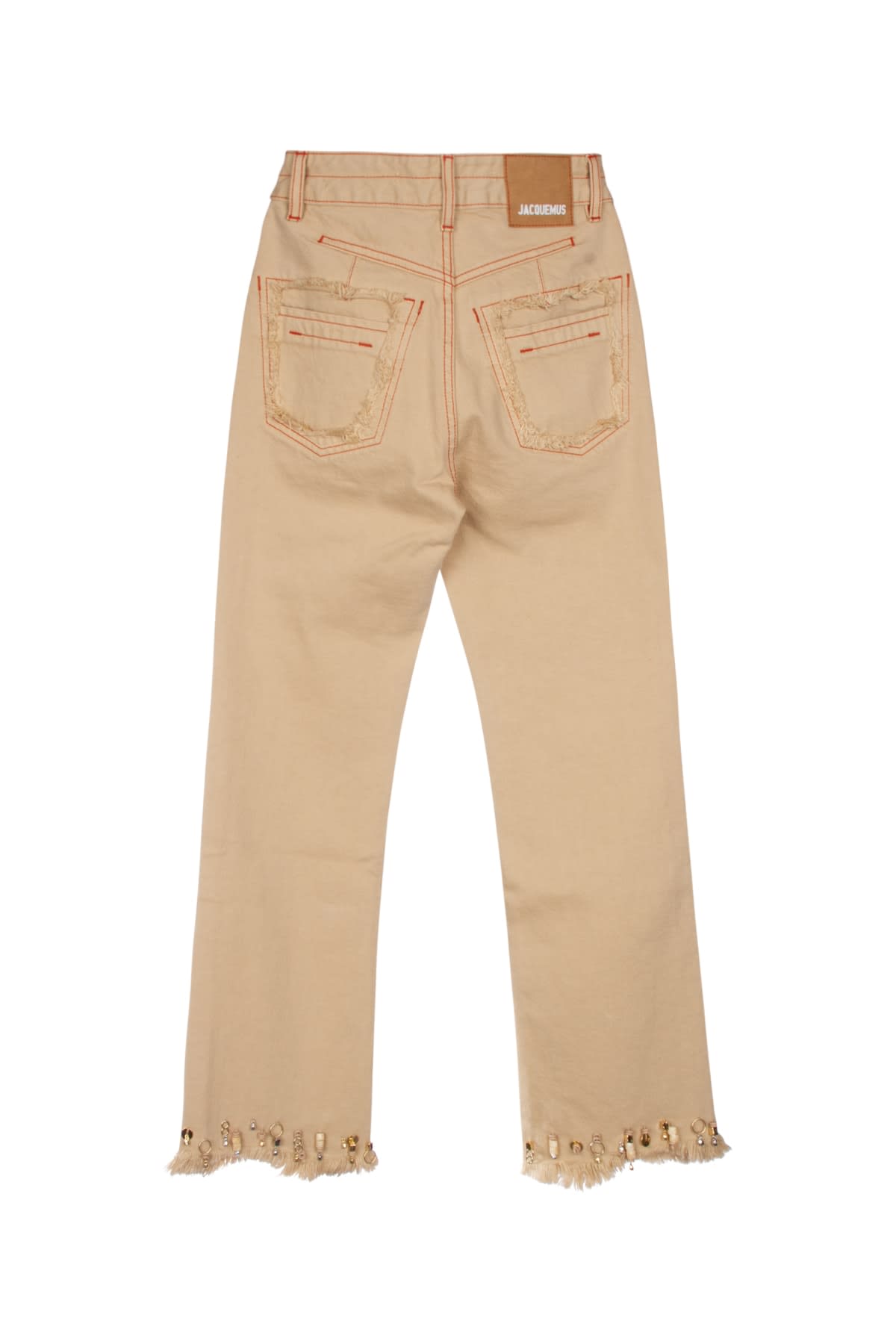Jacquemus Le De Nimes High-rise Bootcut Jeans In 15b