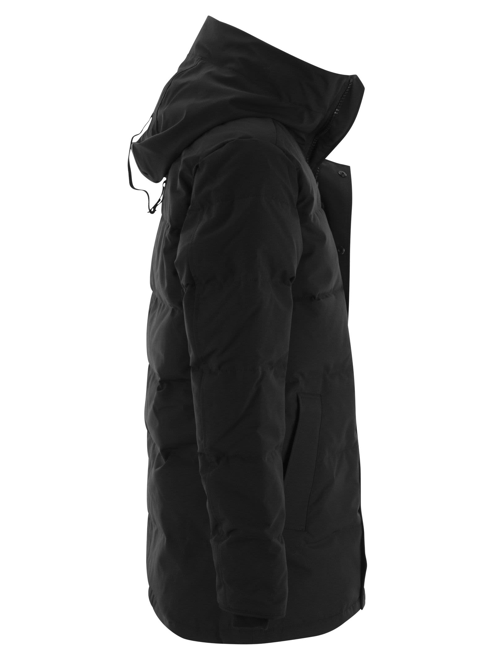 Shop Canada Goose Carson - Hooded Parka In Black