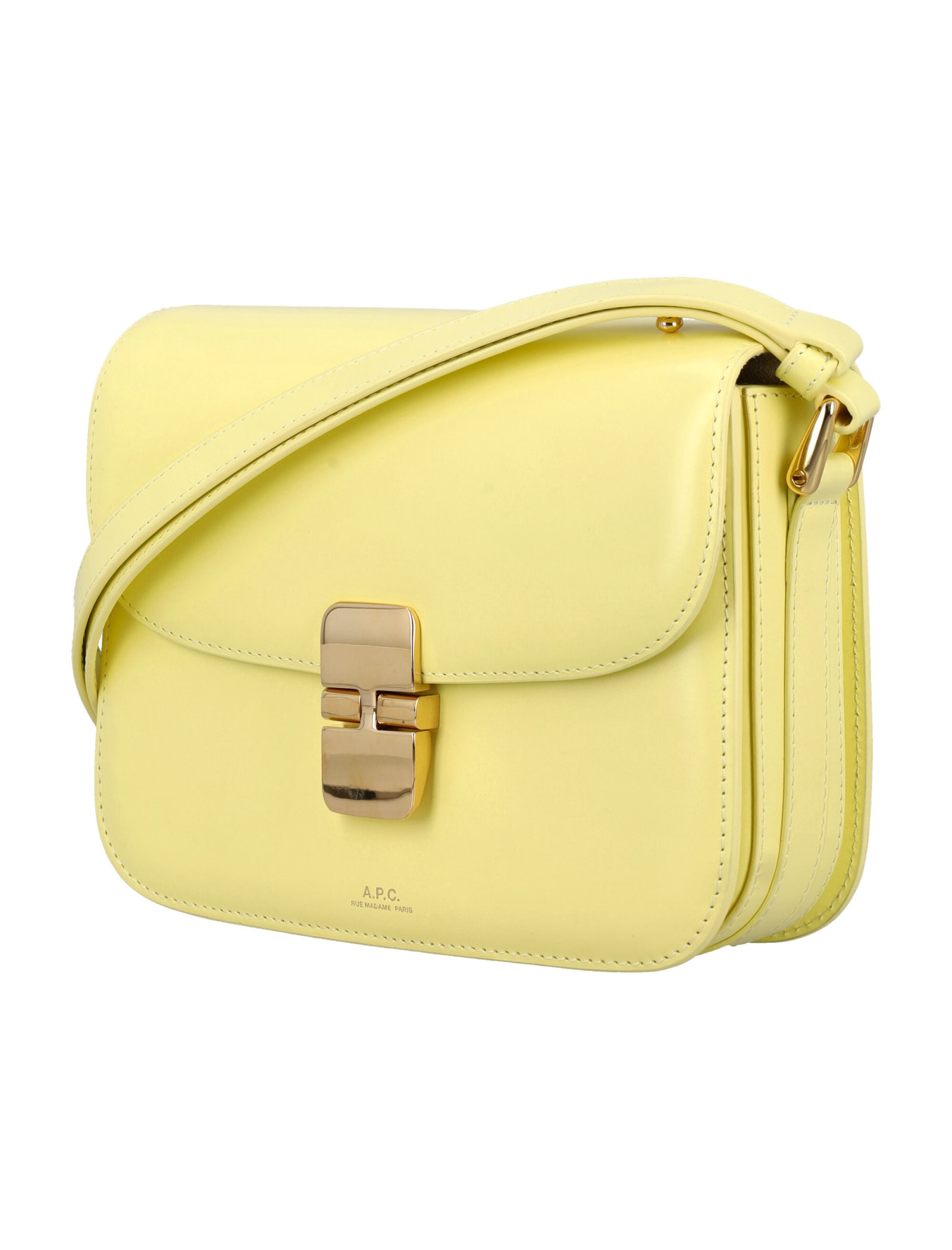 Shop Apc Sac Grace Small Bag In Lemon