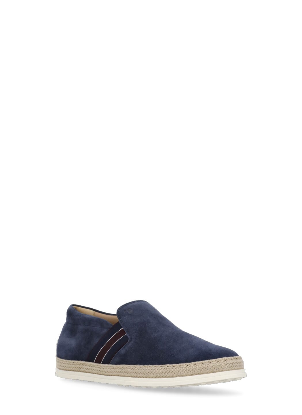 Shop Tod's Smooth Leather Loafers In Blue