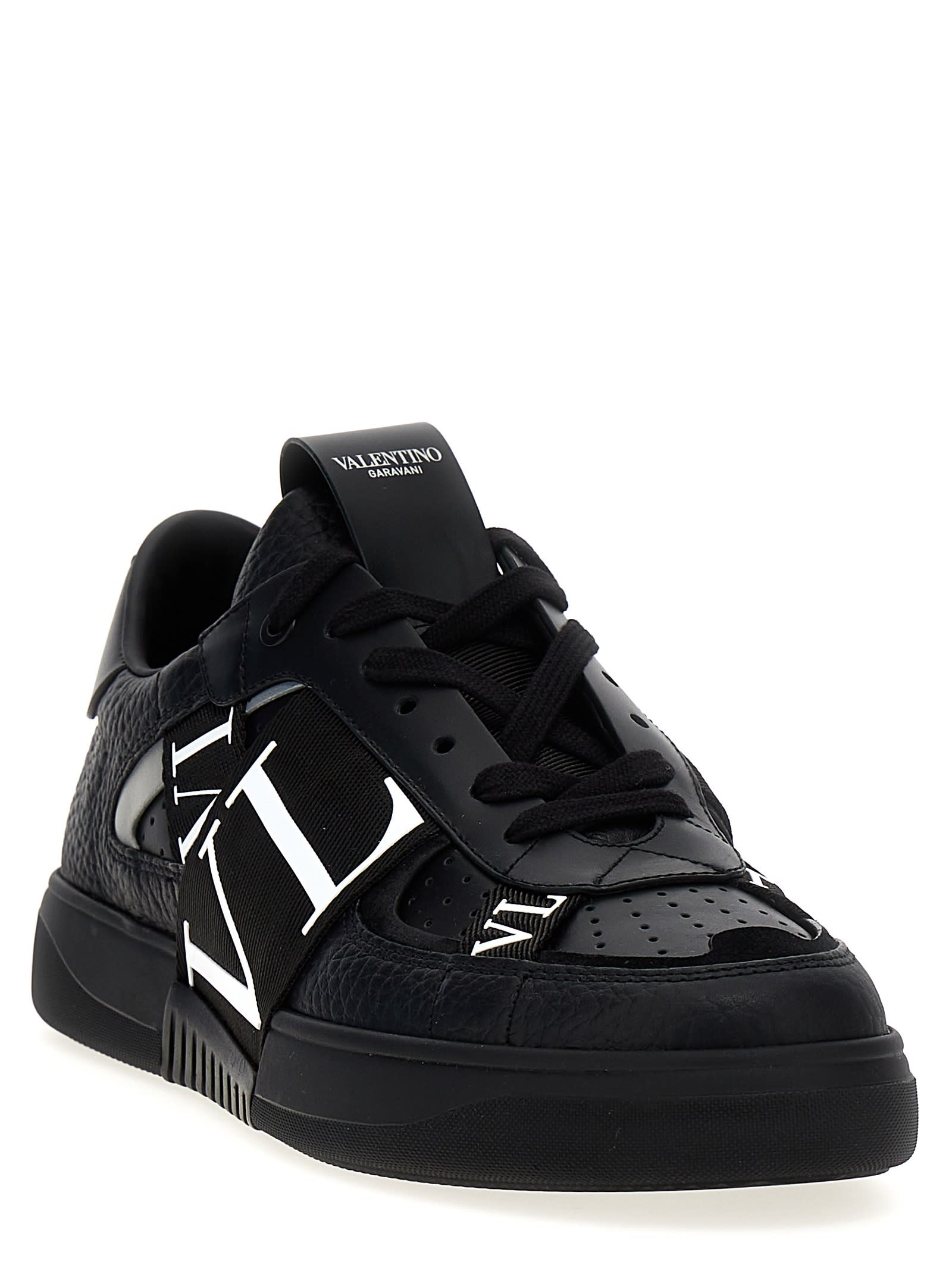 Shop Valentino Vl7n Sneakers In Black