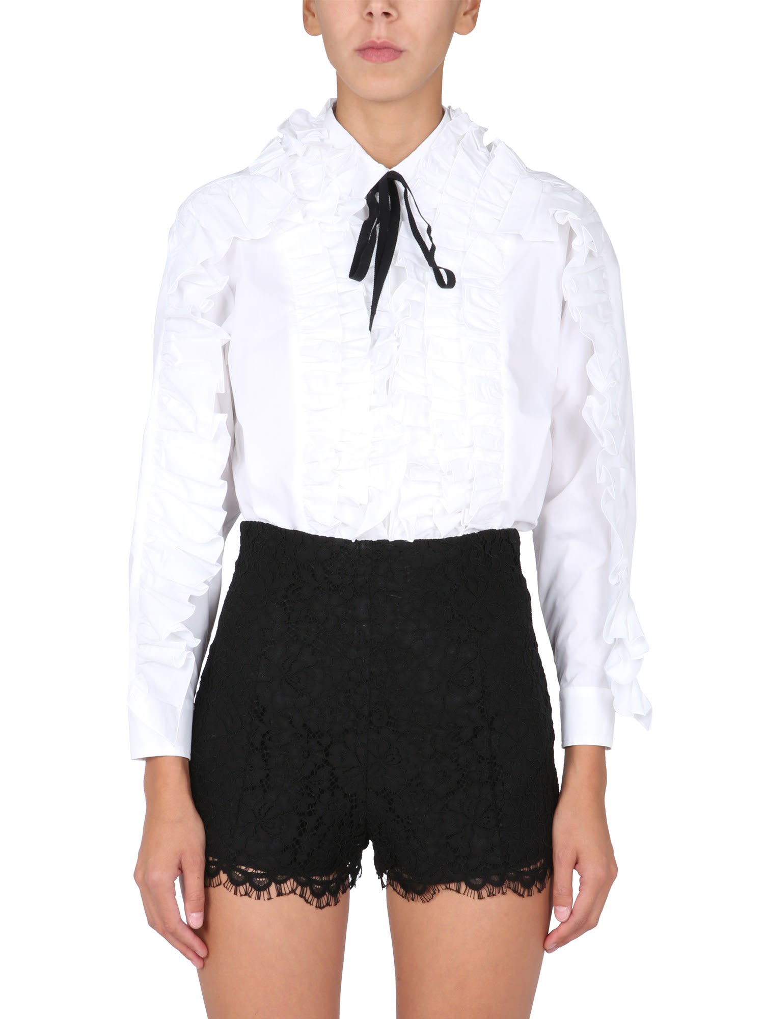 RED Valentino Shirt With Ruches Detail