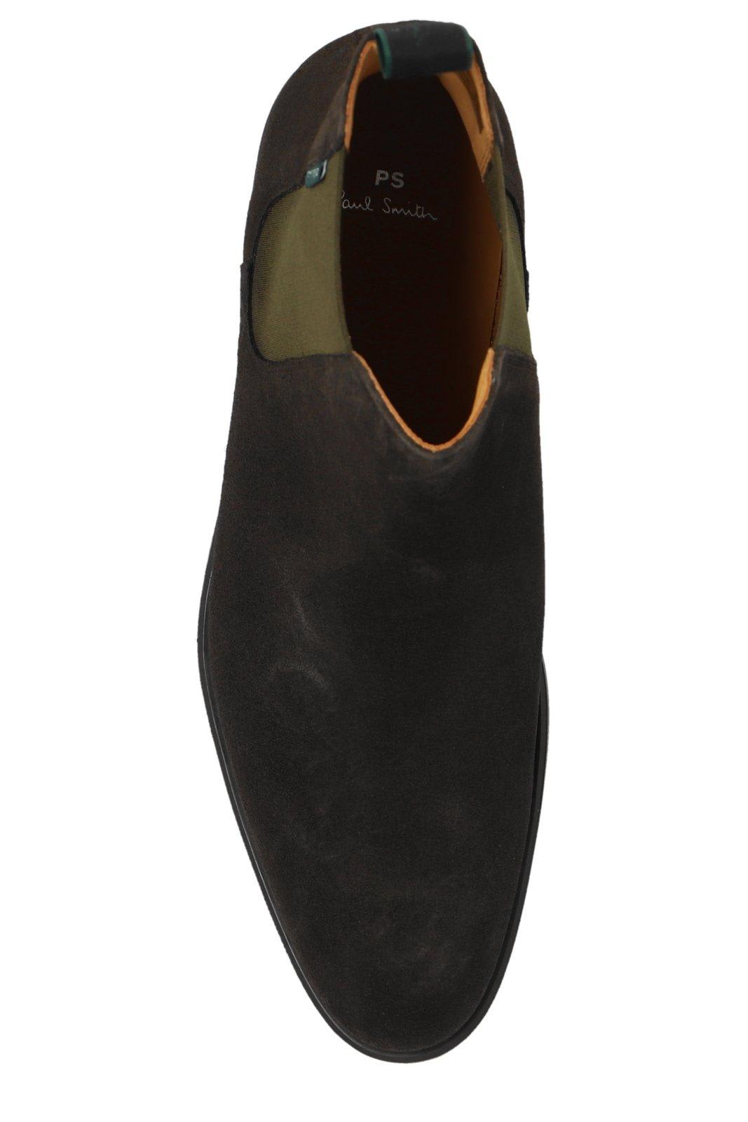 Shop Paul Smith Cedric Chelsea Boots In Brown