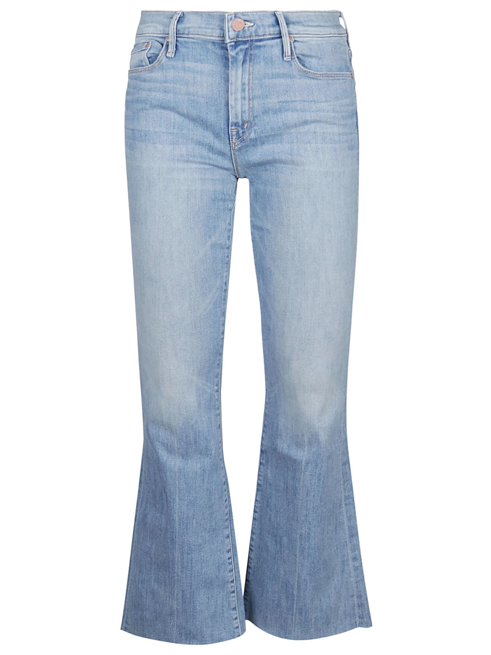 Shop Mother The Weekender Fray Jeans In Swd Sweat Dreams