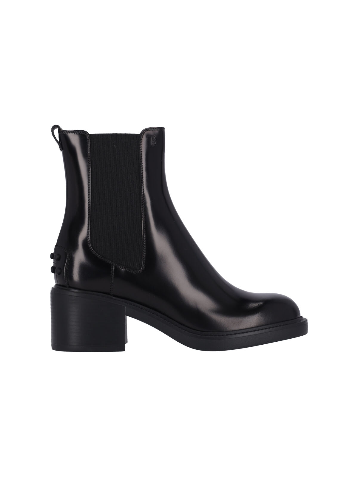 Tod's Block Chelsea Boots In Black