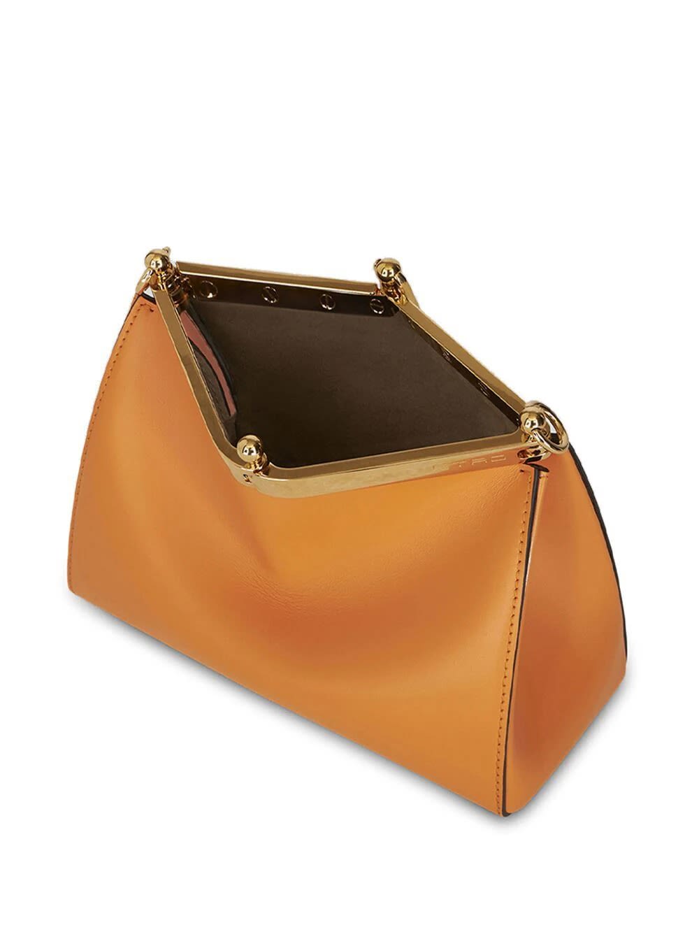 Shop Etro Orange Vela Mini Bag
