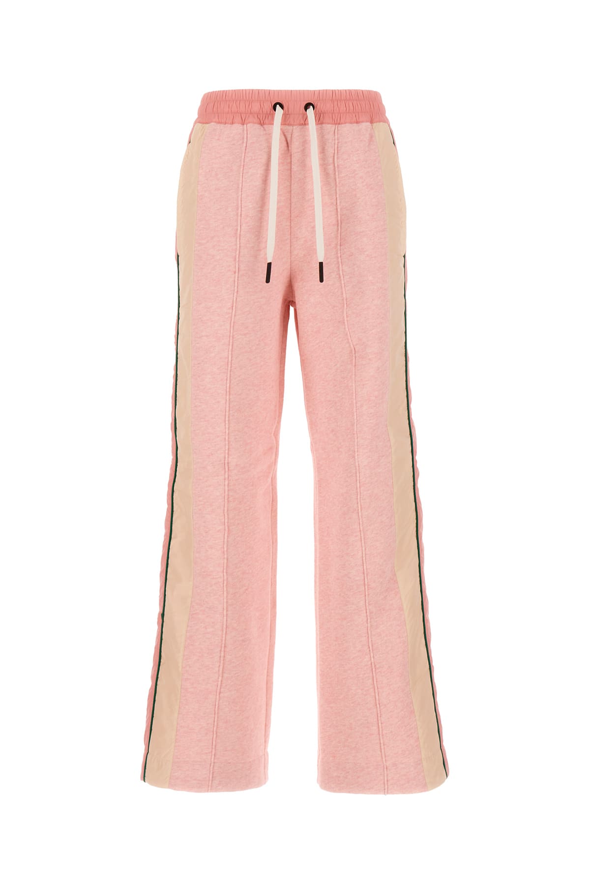 Shop Moncler Pink Cotton Joggers In 51d