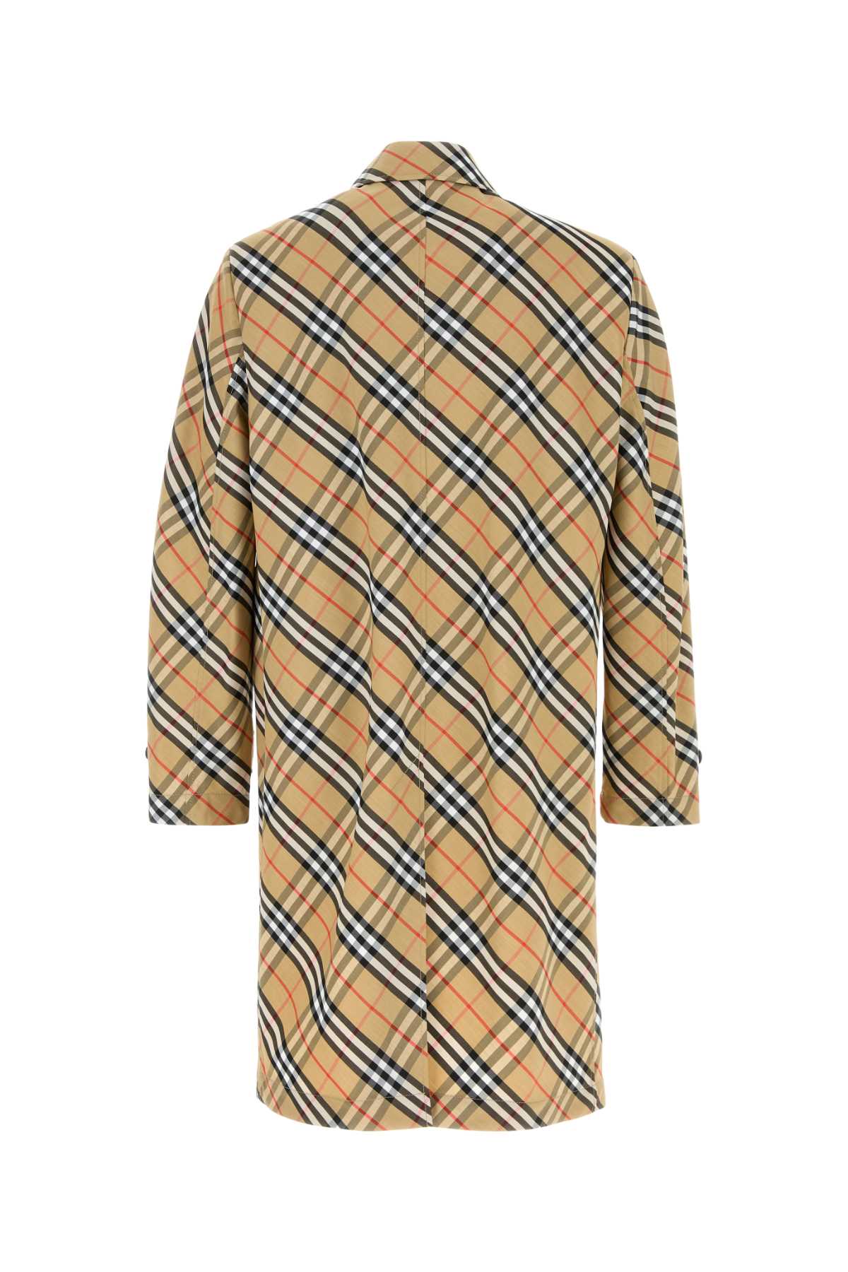 BURBERRY EMBROIDERED POLYESTER TRENCH COAT