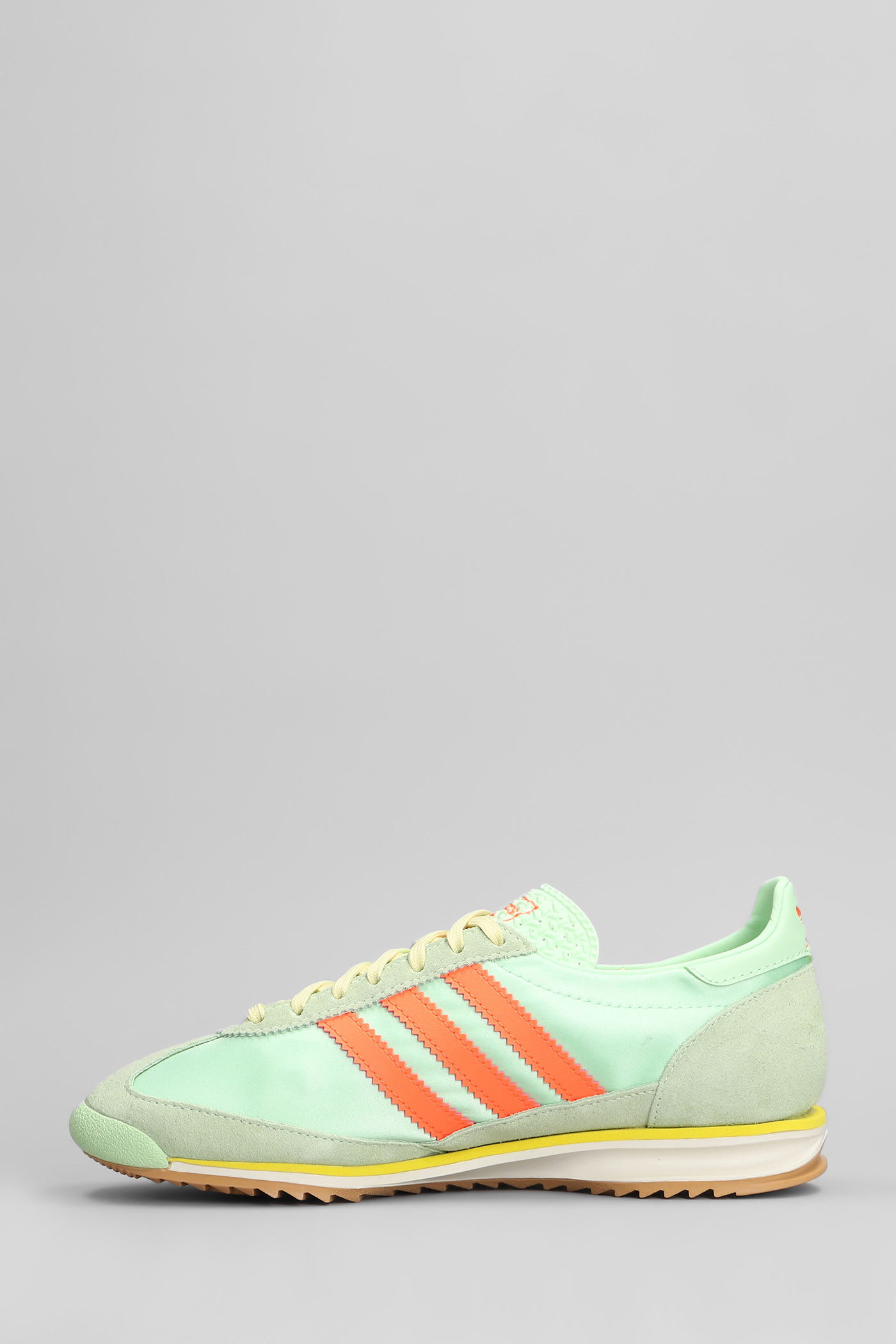 Adidas Originals Sl 72 Og Sneakers In Green Suede And Fabric In Green