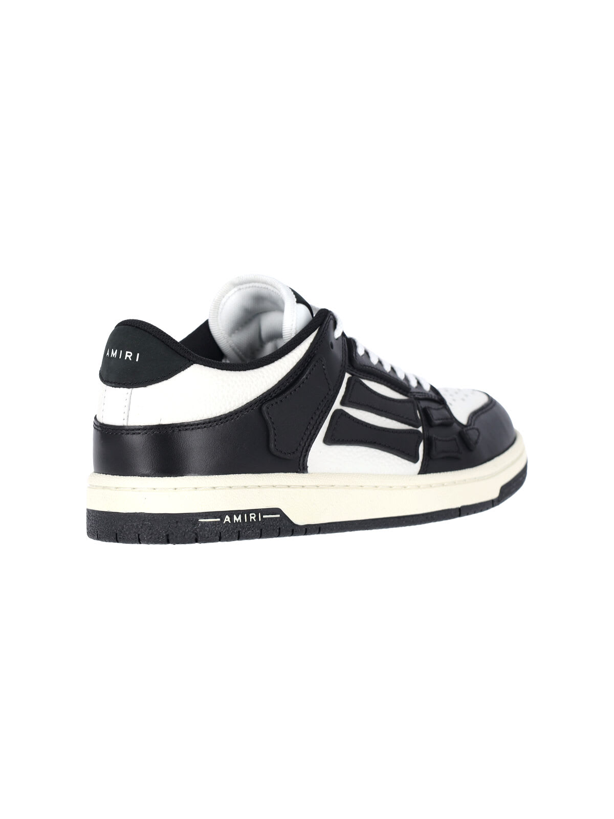 Amiri Contemporary Black Sneakers With Elevated Midsole In Black