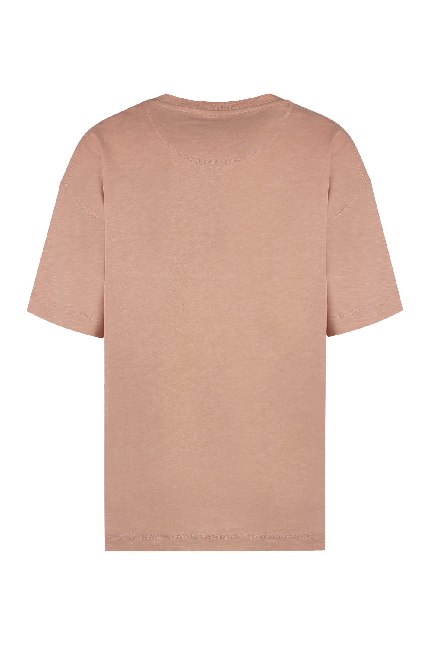 See By Chloé Graphic-print Cotton T-shirt In Pink