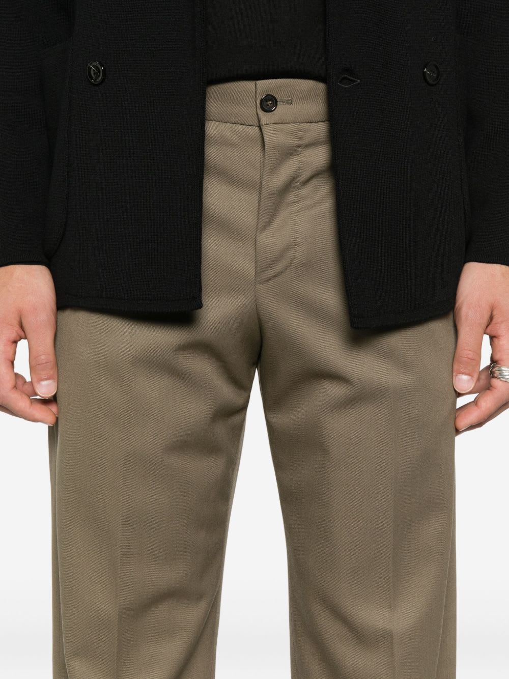 Pt Torino Michael Colonial Trousers In Brown