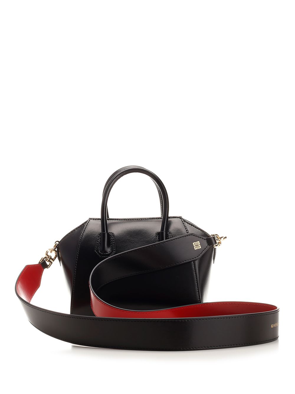 Shop Givenchy Antigona Toy Handbag In Black