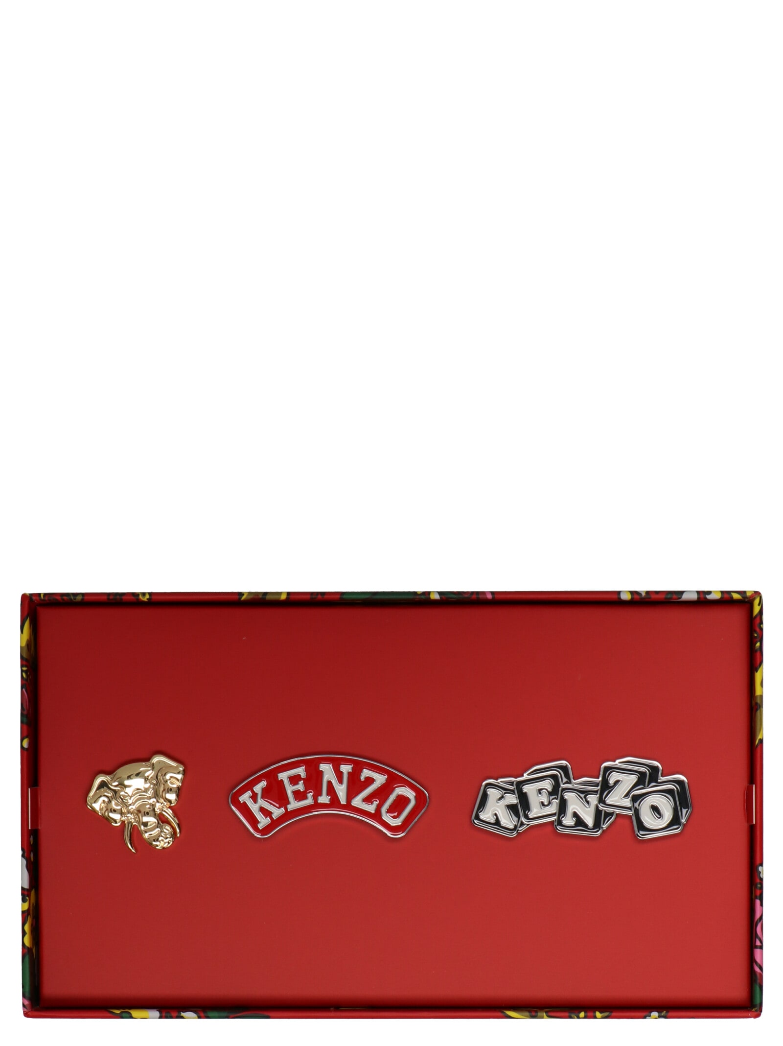 Kenzo 3-pack Pins In Multicolor