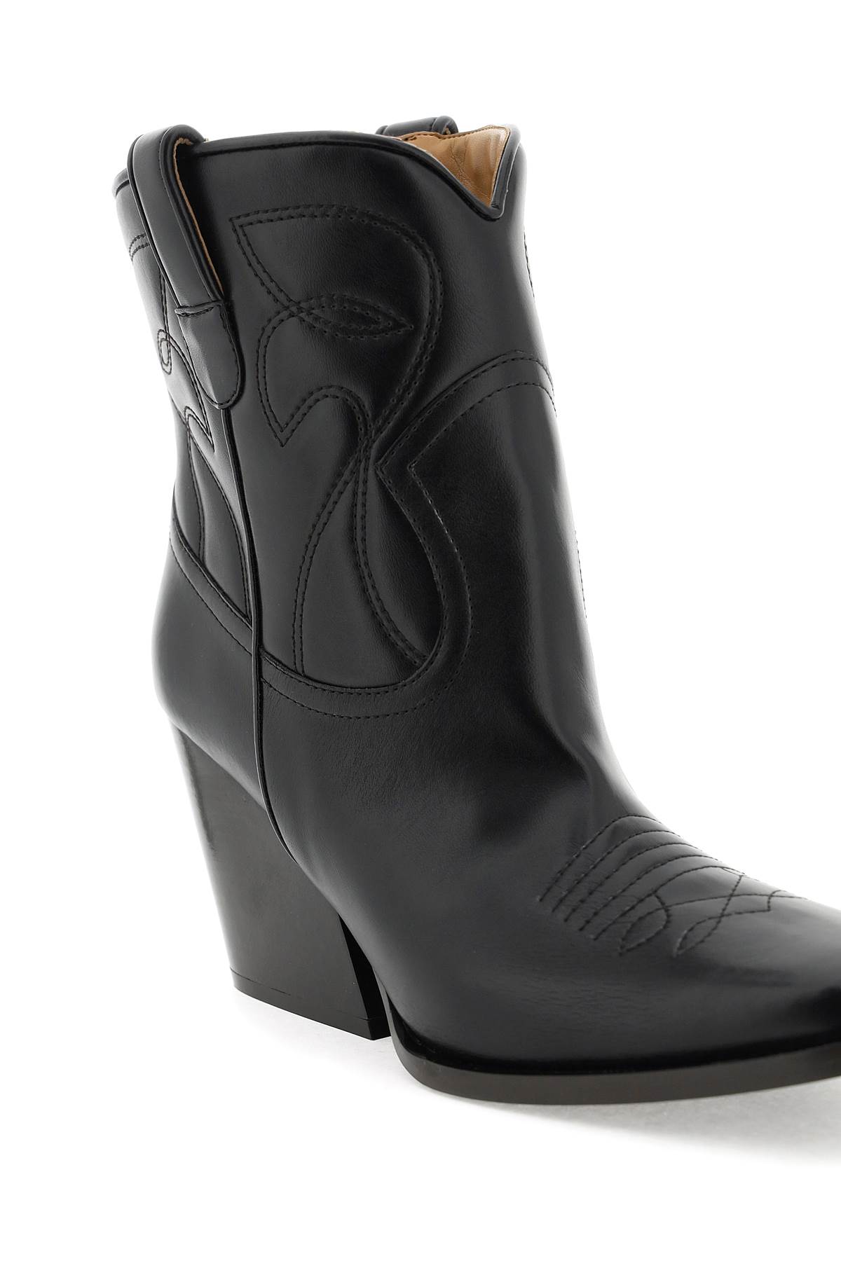 Shop Stella Mccartney Alter Mat Cowboy Boots In Black (black)