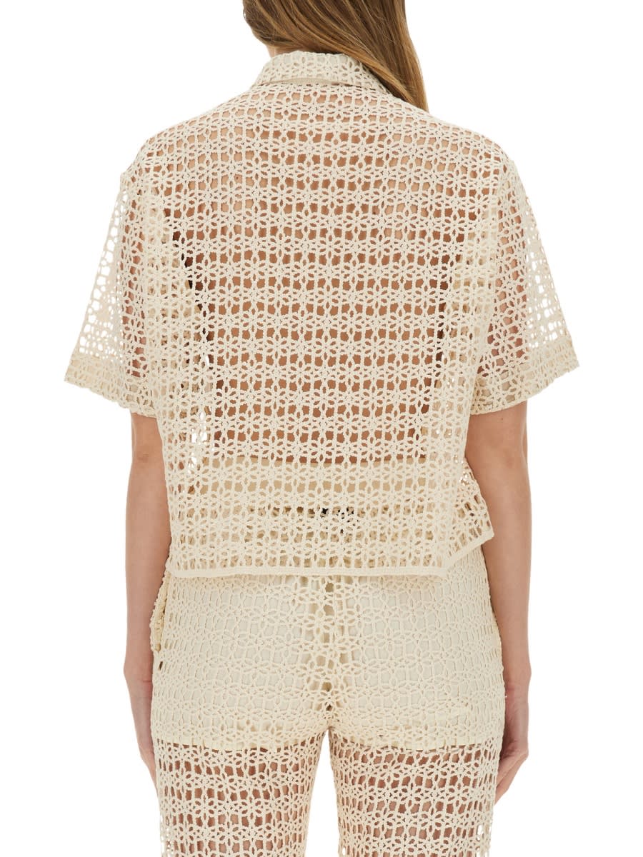 Alysi Short Sleeve Shirt In Neutral