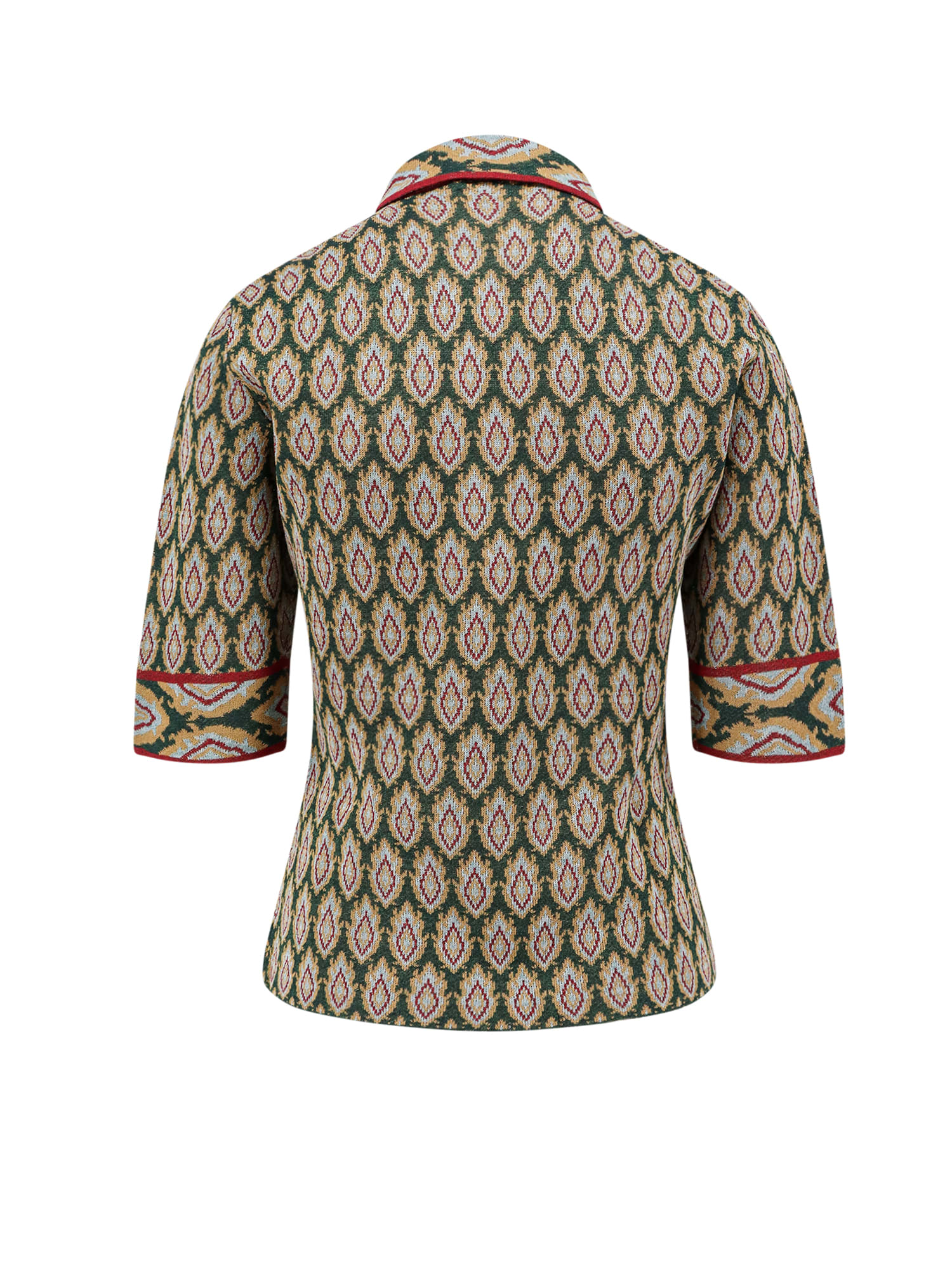 Shop Etro Polo Shirt In Multicolor