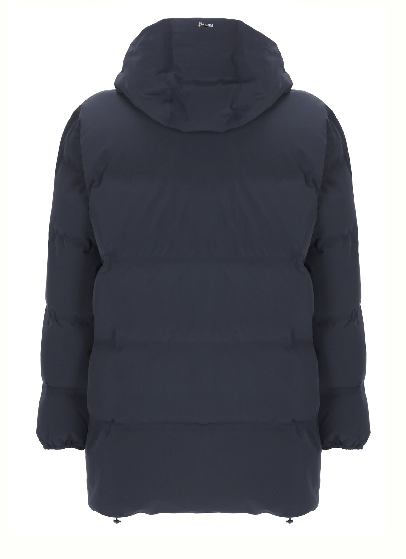 Herno Quilted Down Jacket In Blue