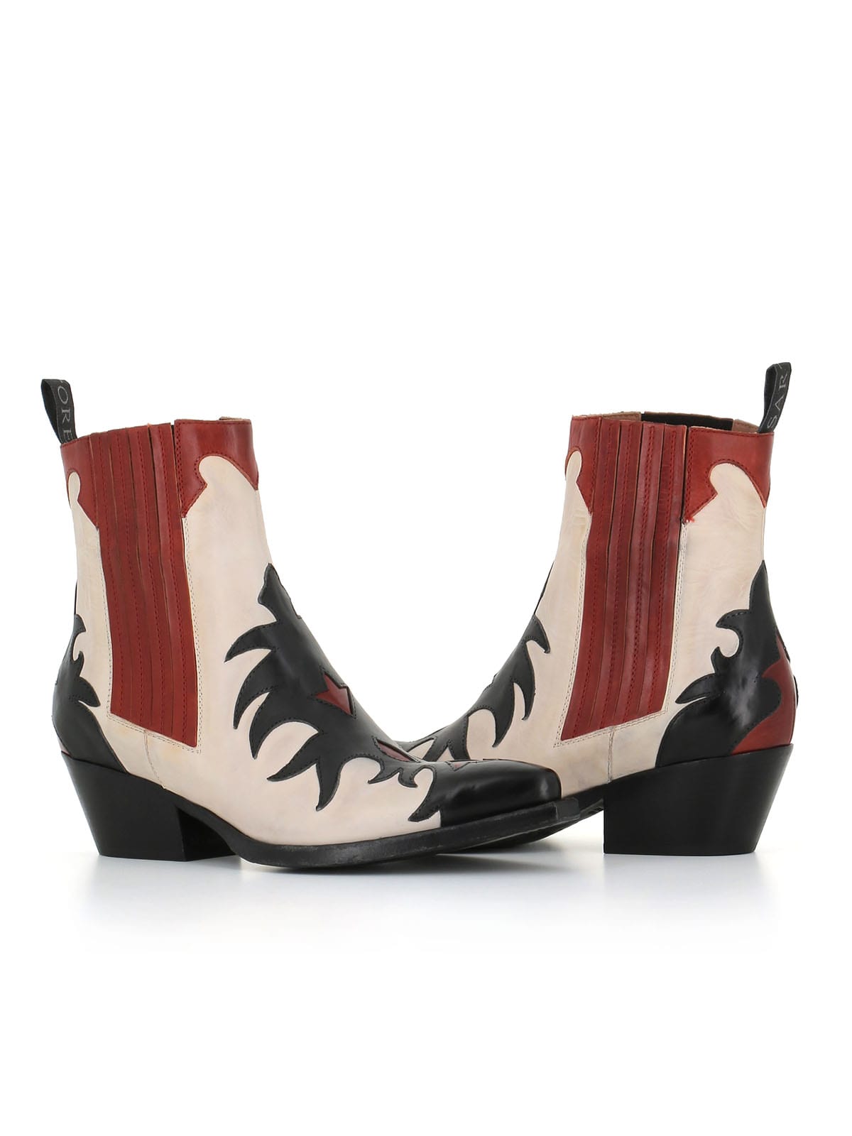 Sartore Texan Sr3651yj In Bianco/nero/rosso