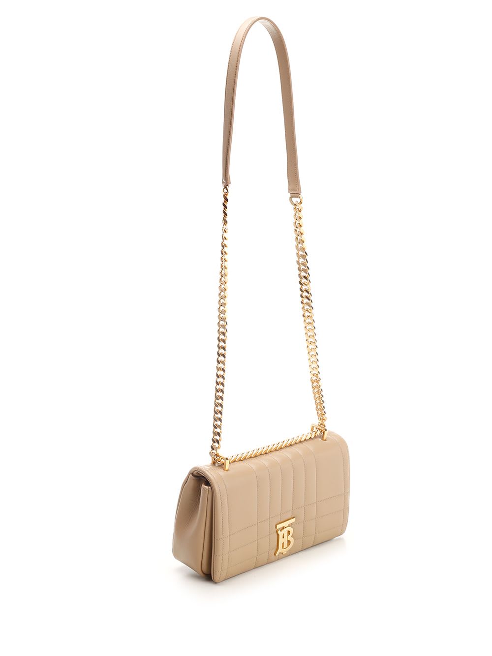 Shop Burberry Beige Lola Shoulder Bag