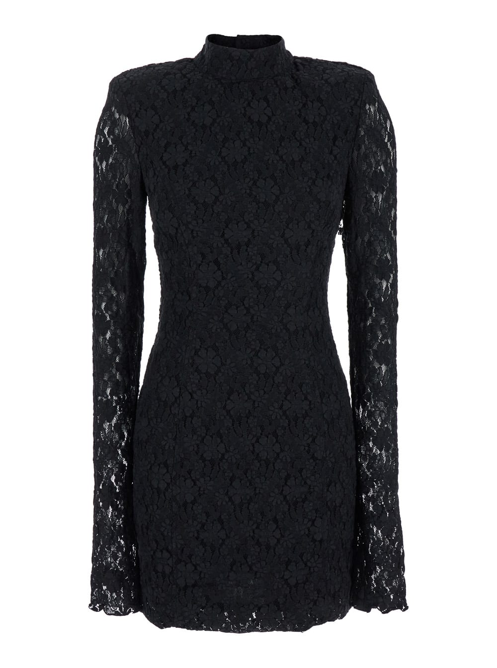 ROTATE BIRGER CHRISTENSEN LACE MINI LS DRESS 