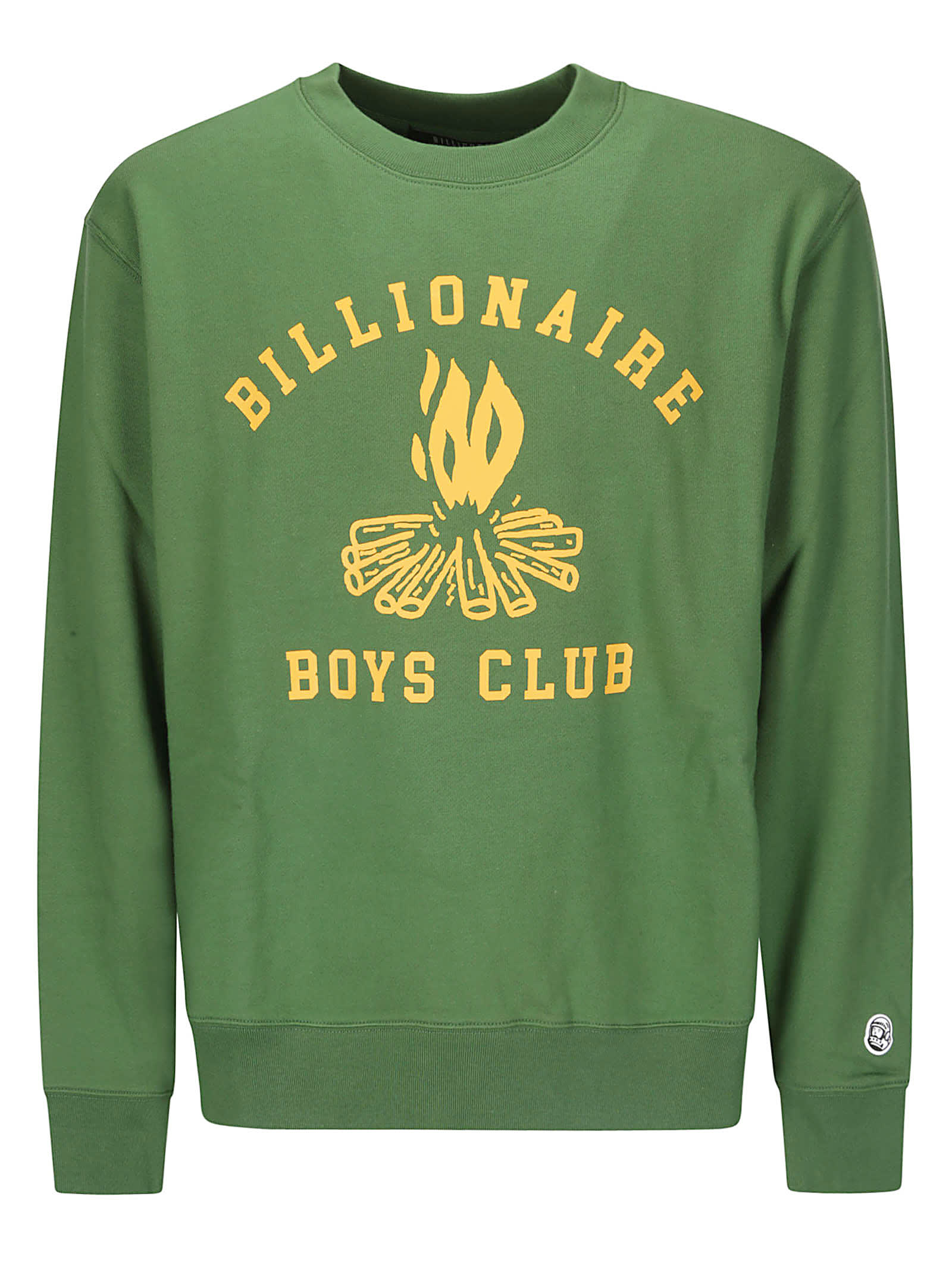 Shop Billionaire Boys Club Campfire Crewneck In Green