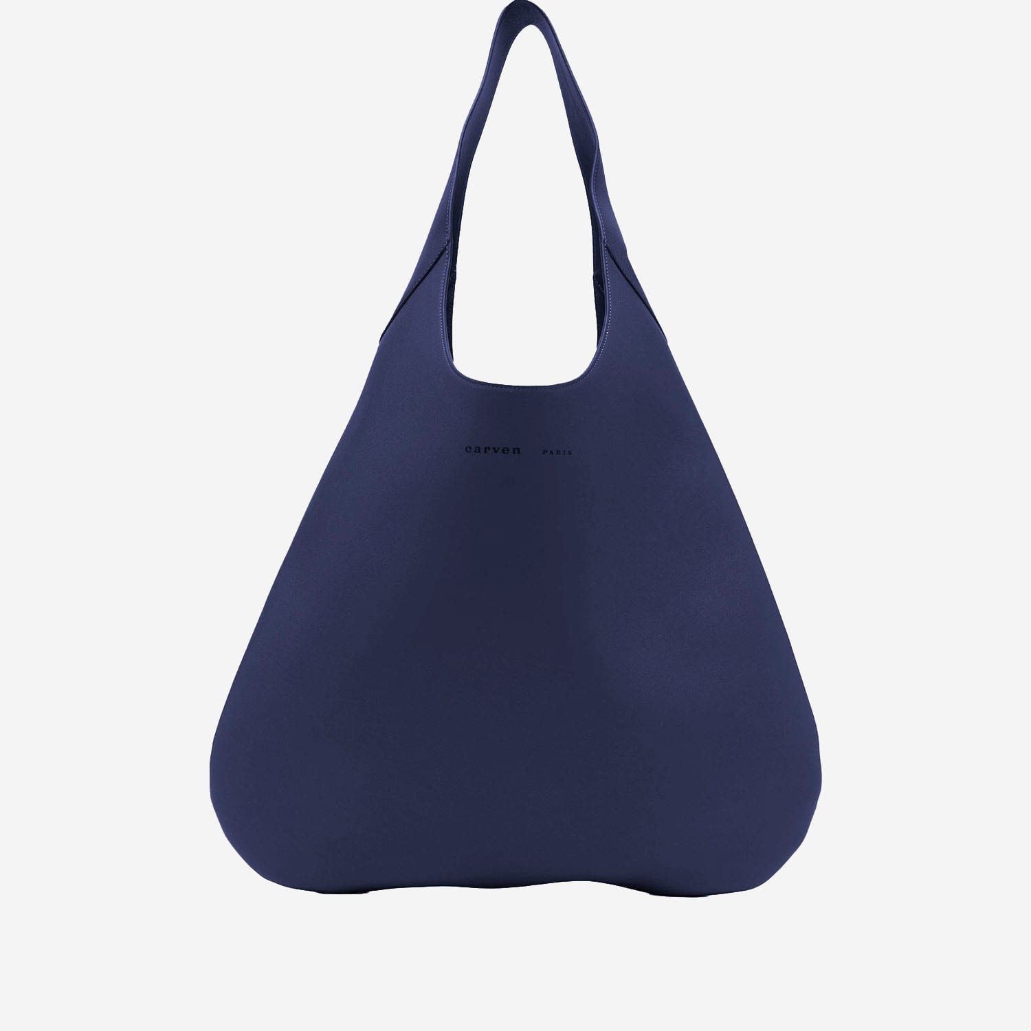 Carven Tommaso Leather Bag In Blue