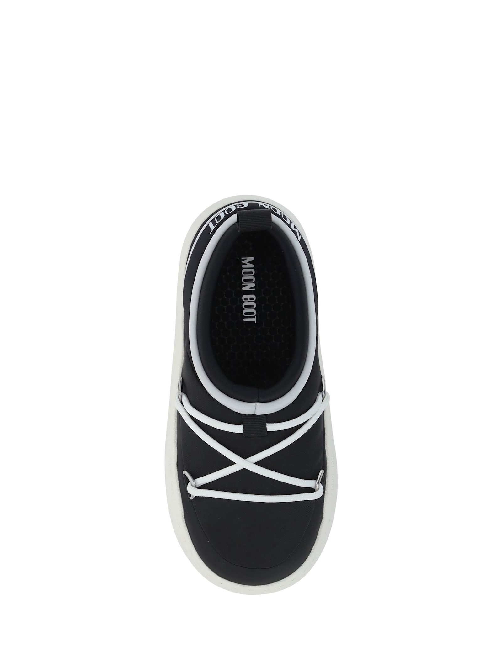 Shop Moon Boot Park Sneakers In Black