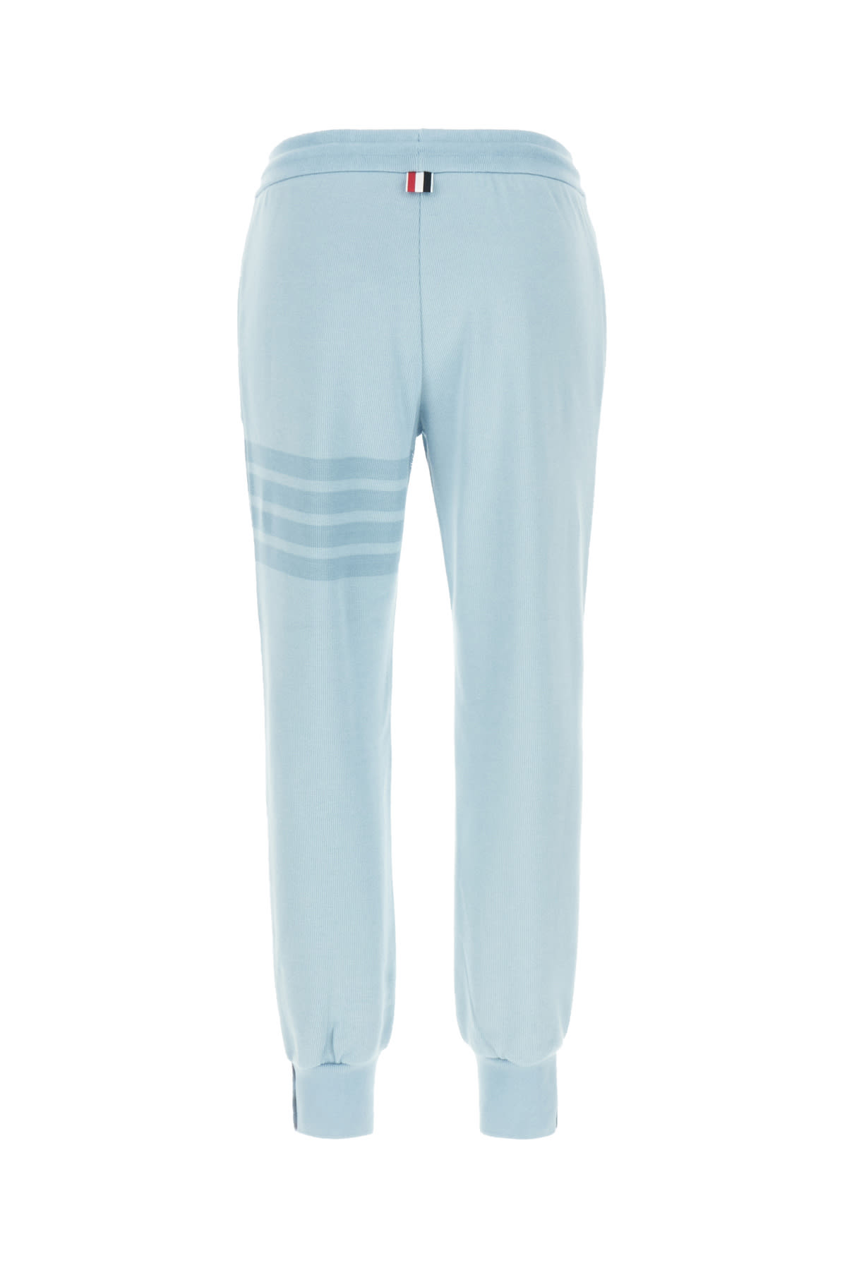 Shop Thom Browne Paste Light Blue Cotton Joggers